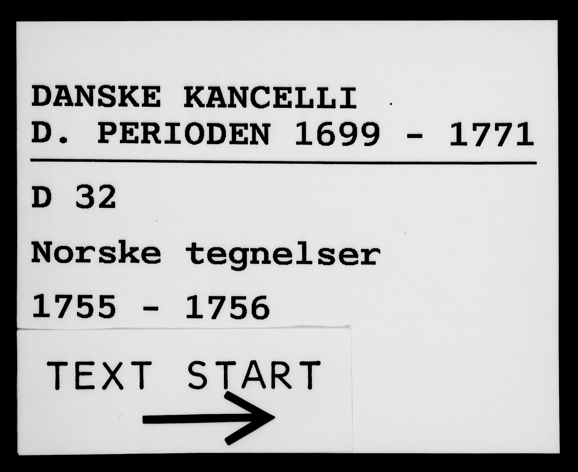 Danske Kanselli 1572-1799, AV/RA-EA-3023/F/Fc/Fca/Fcab/L0035: Norske tegnelser, 1755-1756