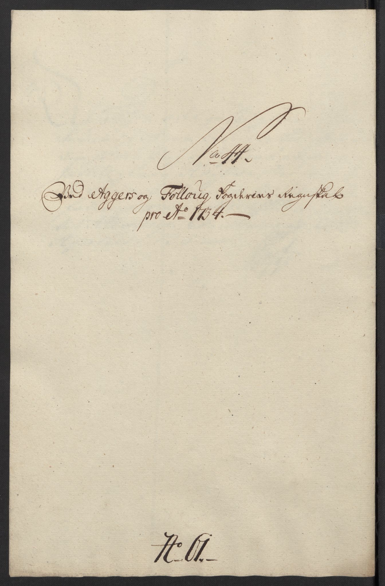 Rentekammeret inntil 1814, Reviderte regnskaper, Fogderegnskap, AV/RA-EA-4092/R10/L0473: Fogderegnskap Aker og Follo, 1734, s. 203
