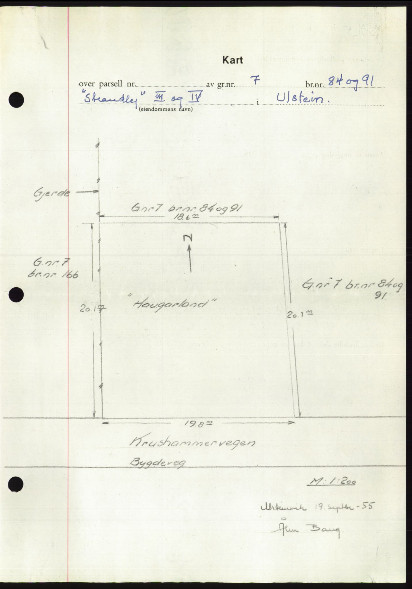 Søre Sunnmøre sorenskriveri, AV/SAT-A-4122/1/2/2C/L0102: Pantebok nr. 28A, 1955-1956, Dagboknr: 2603/1955
