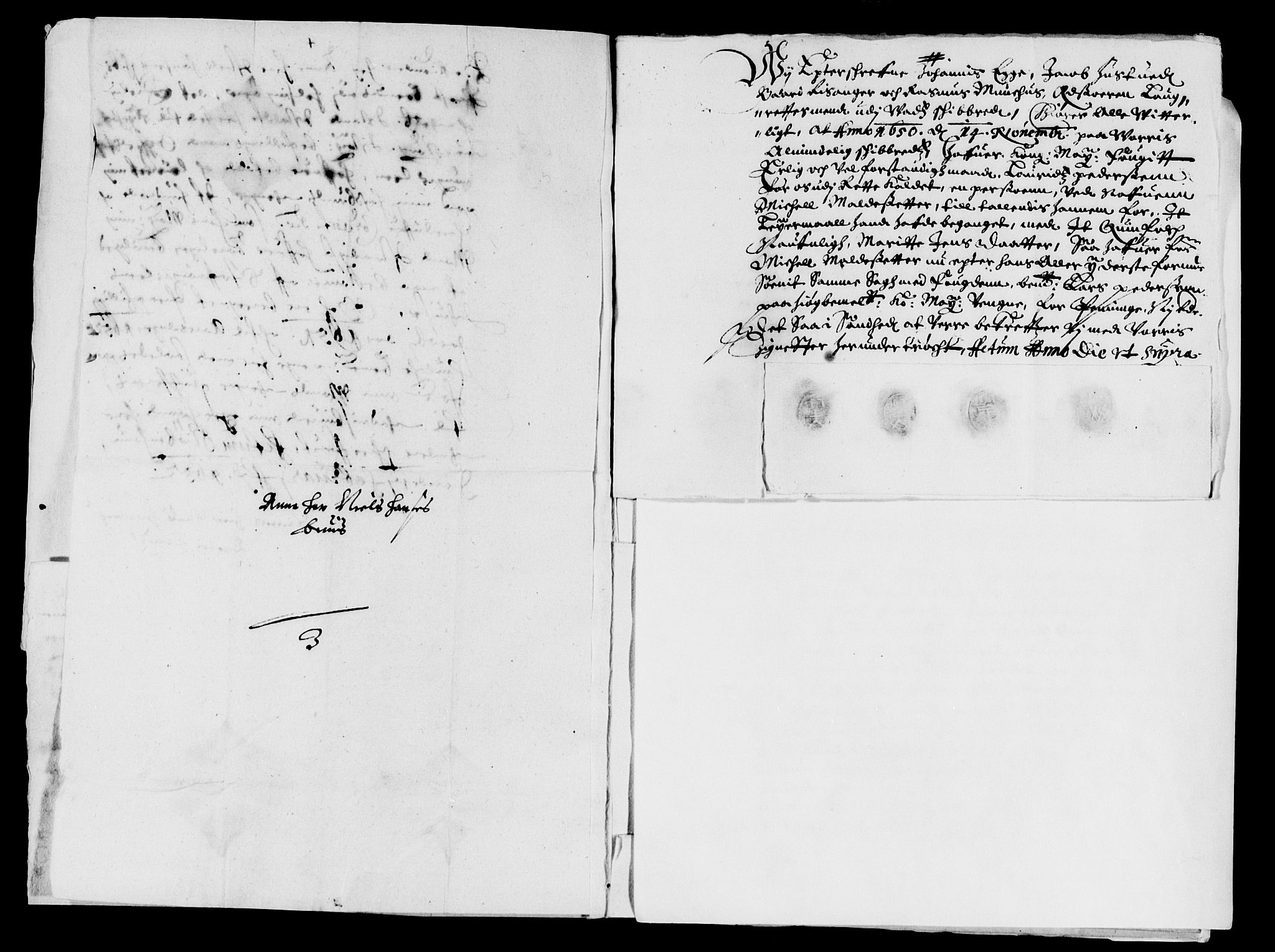 Rentekammeret inntil 1814, Reviderte regnskaper, Lensregnskaper, AV/RA-EA-5023/R/Rb/Rbs/L0033: Stavanger len, 1649-1652