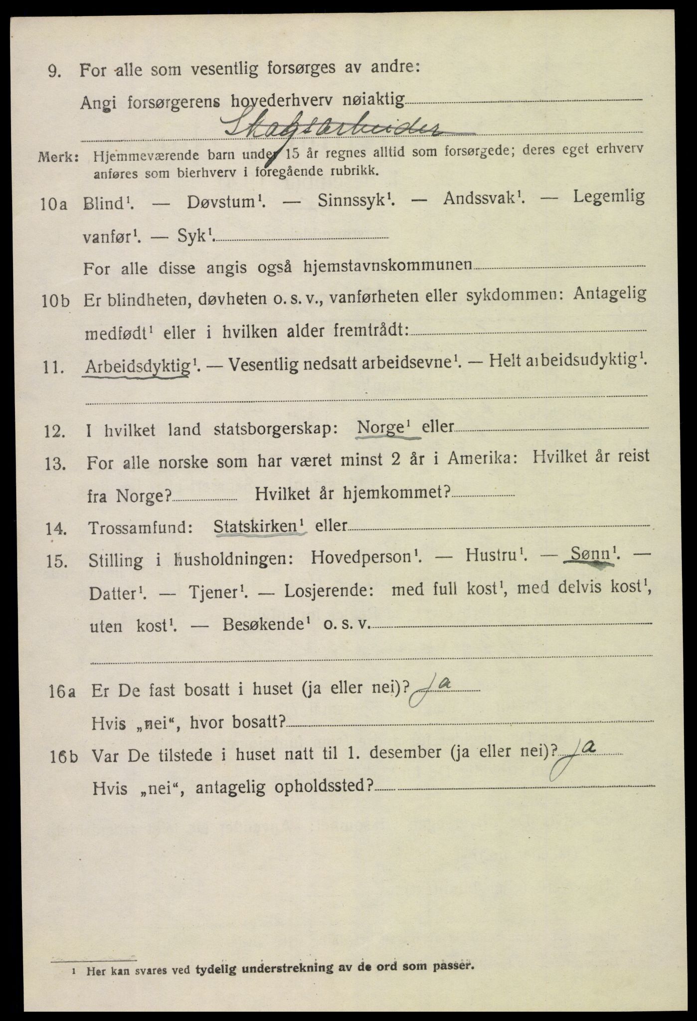SAK, Folketelling 1920 for 0929 Åmli herred, 1920, s. 2332