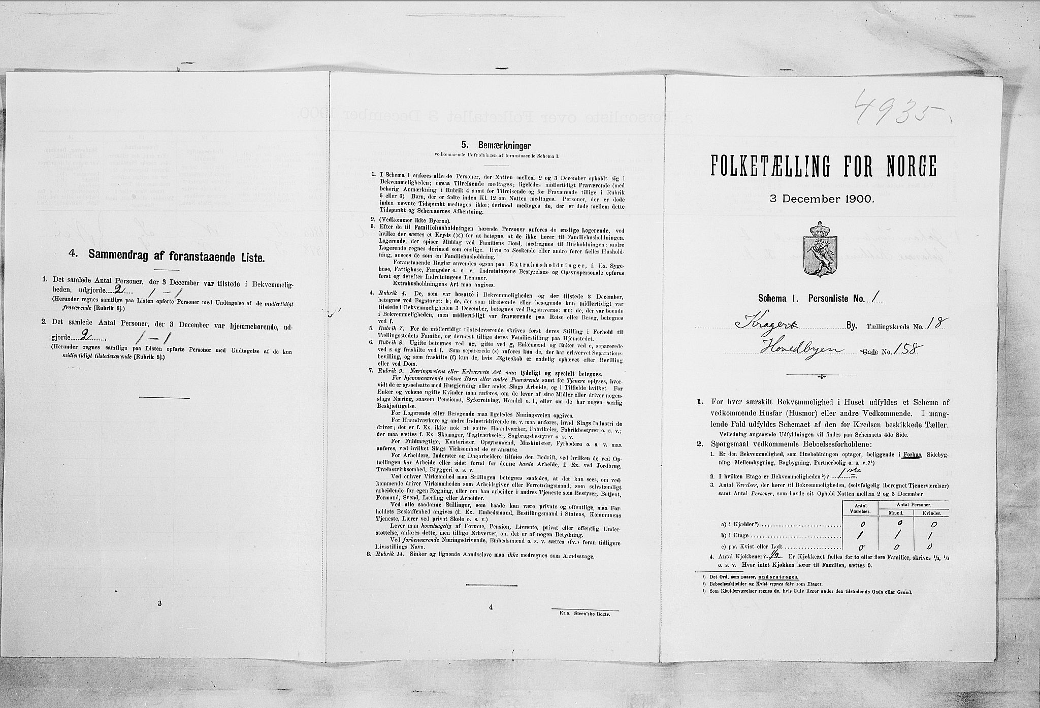SAKO, Folketelling 1900 for 0801 Kragerø kjøpstad, 1900, s. 2156