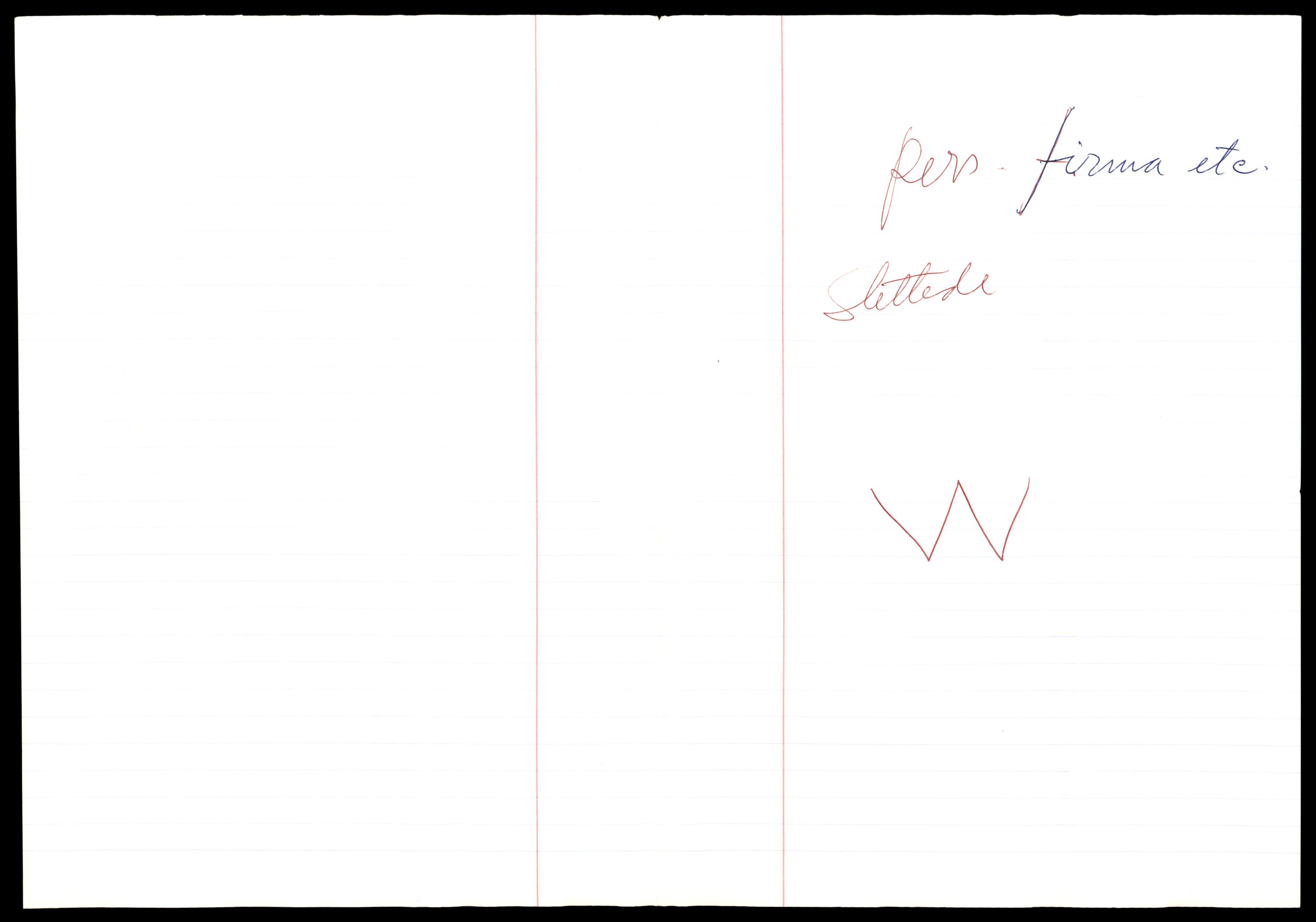 Stjør- og Verdal sorenskriveri, AV/SAT-A-4167/2/J/Jd/Jdb/L0004: Bilag. Enkeltmannsforetak, W-Å, 1951-1990, s. 1