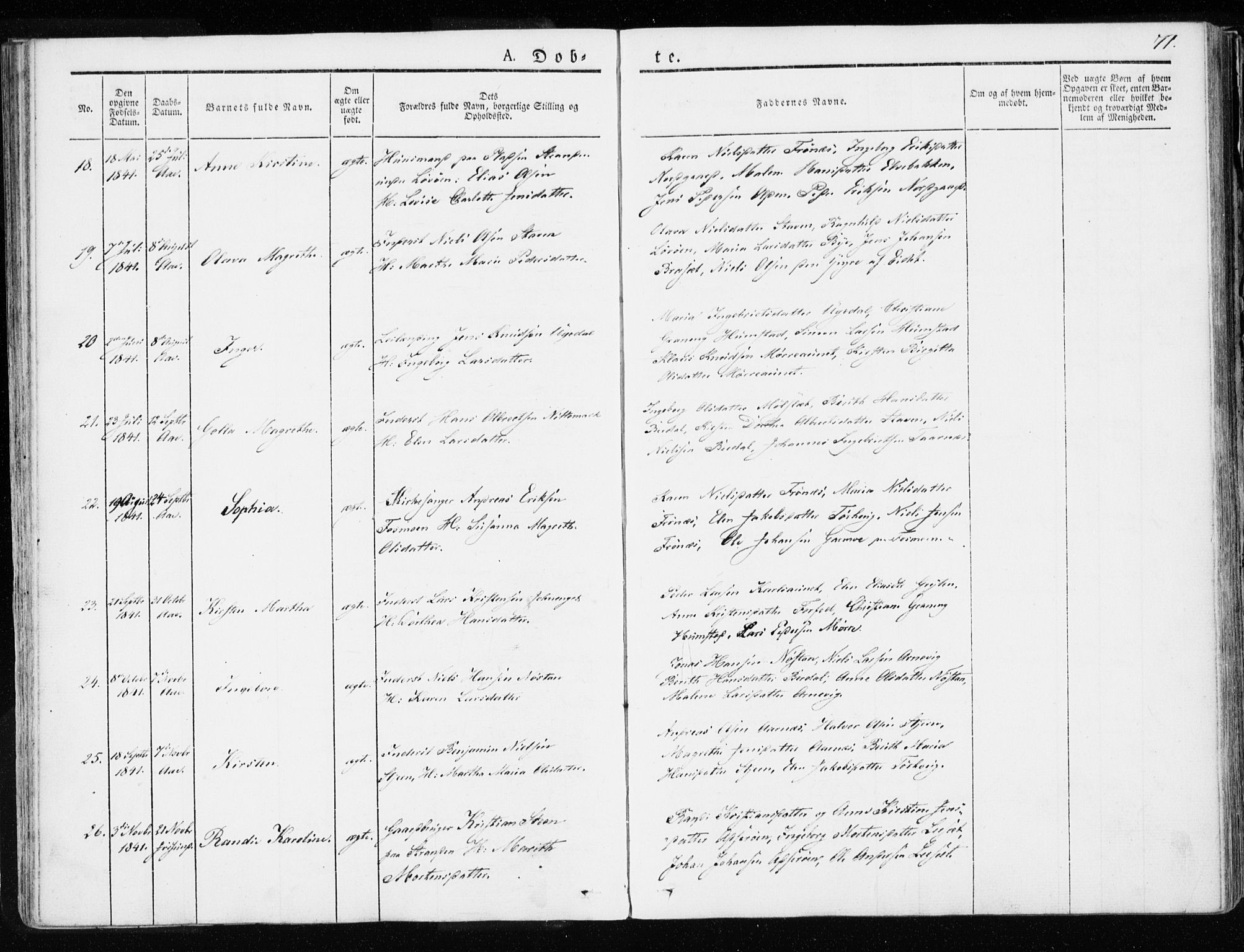 Ministerialprotokoller, klokkerbøker og fødselsregistre - Sør-Trøndelag, AV/SAT-A-1456/655/L0676: Ministerialbok nr. 655A05, 1830-1847, s. 71