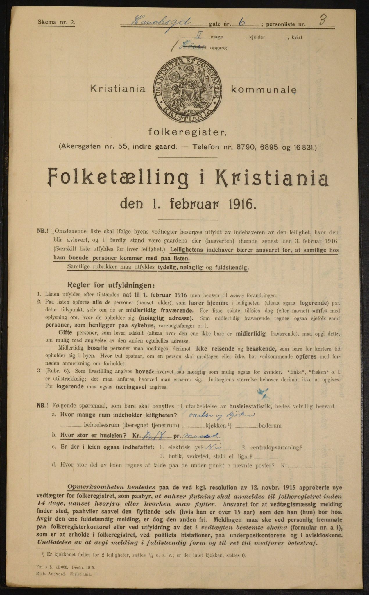 OBA, Kommunal folketelling 1.2.1916 for Kristiania, 1916, s. 35775