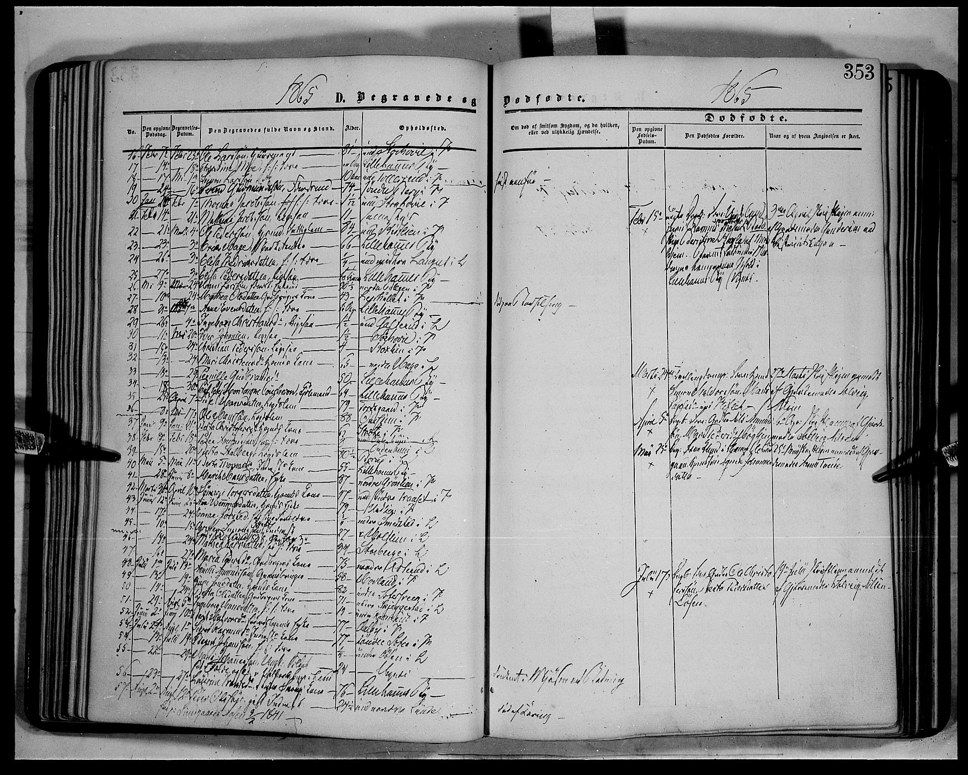 Fåberg prestekontor, AV/SAH-PREST-086/H/Ha/Haa/L0006: Ministerialbok nr. 6B, 1855-1867, s. 353
