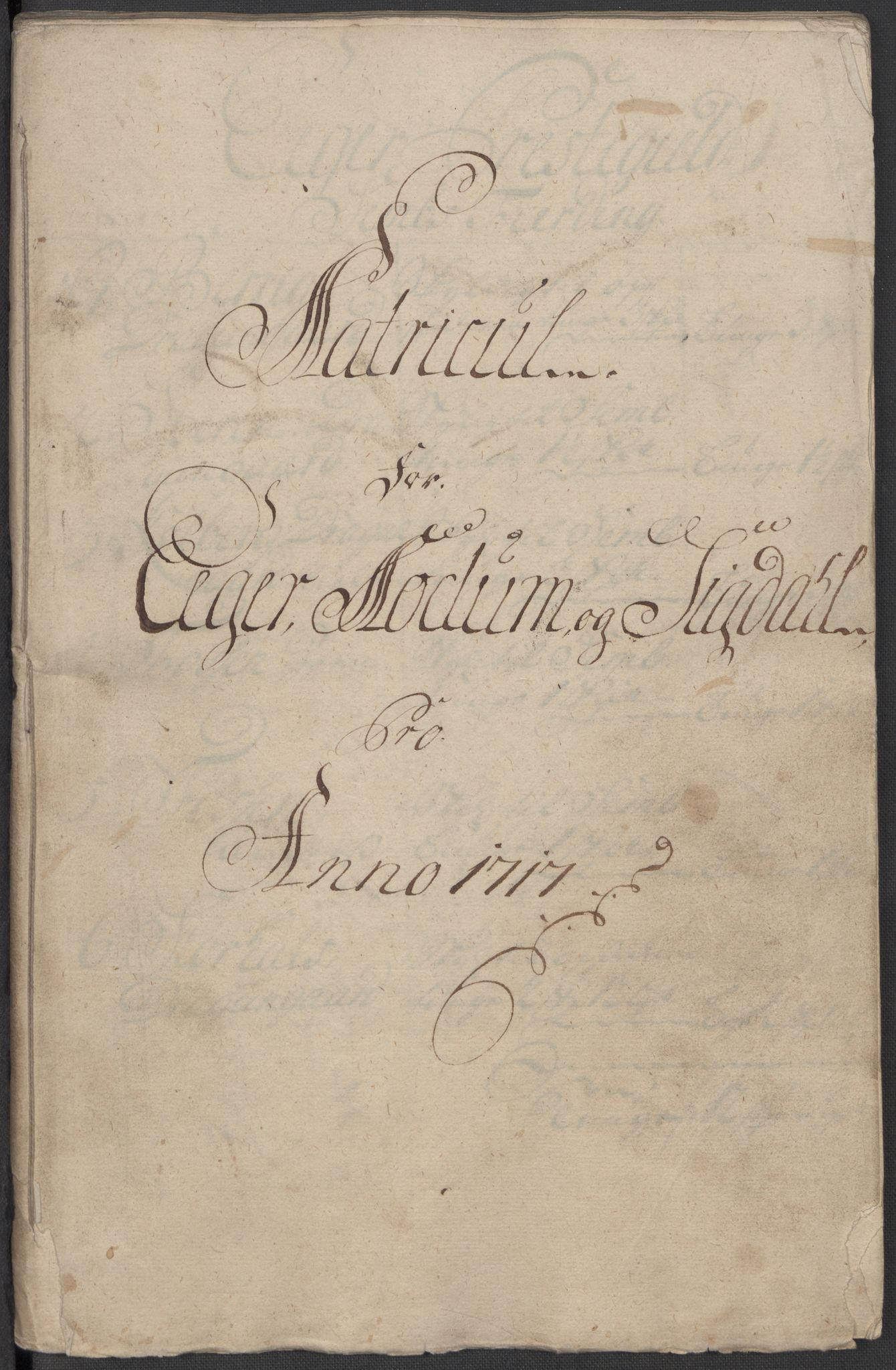 Rentekammeret inntil 1814, Reviderte regnskaper, Fogderegnskap, AV/RA-EA-4092/R31/L1711: Fogderegnskap Hurum, Røyken, Eiker, Lier og Buskerud, 1717, s. 65