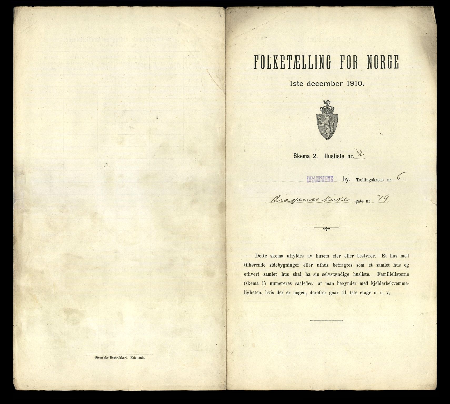 RA, Folketelling 1910 for 0602 Drammen kjøpstad, 1910, s. 3928