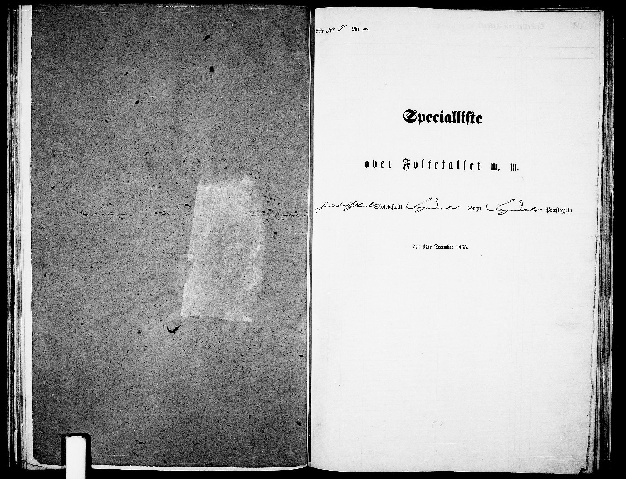 RA, Folketelling 1865 for 1111P Sokndal prestegjeld, 1865, s. 80