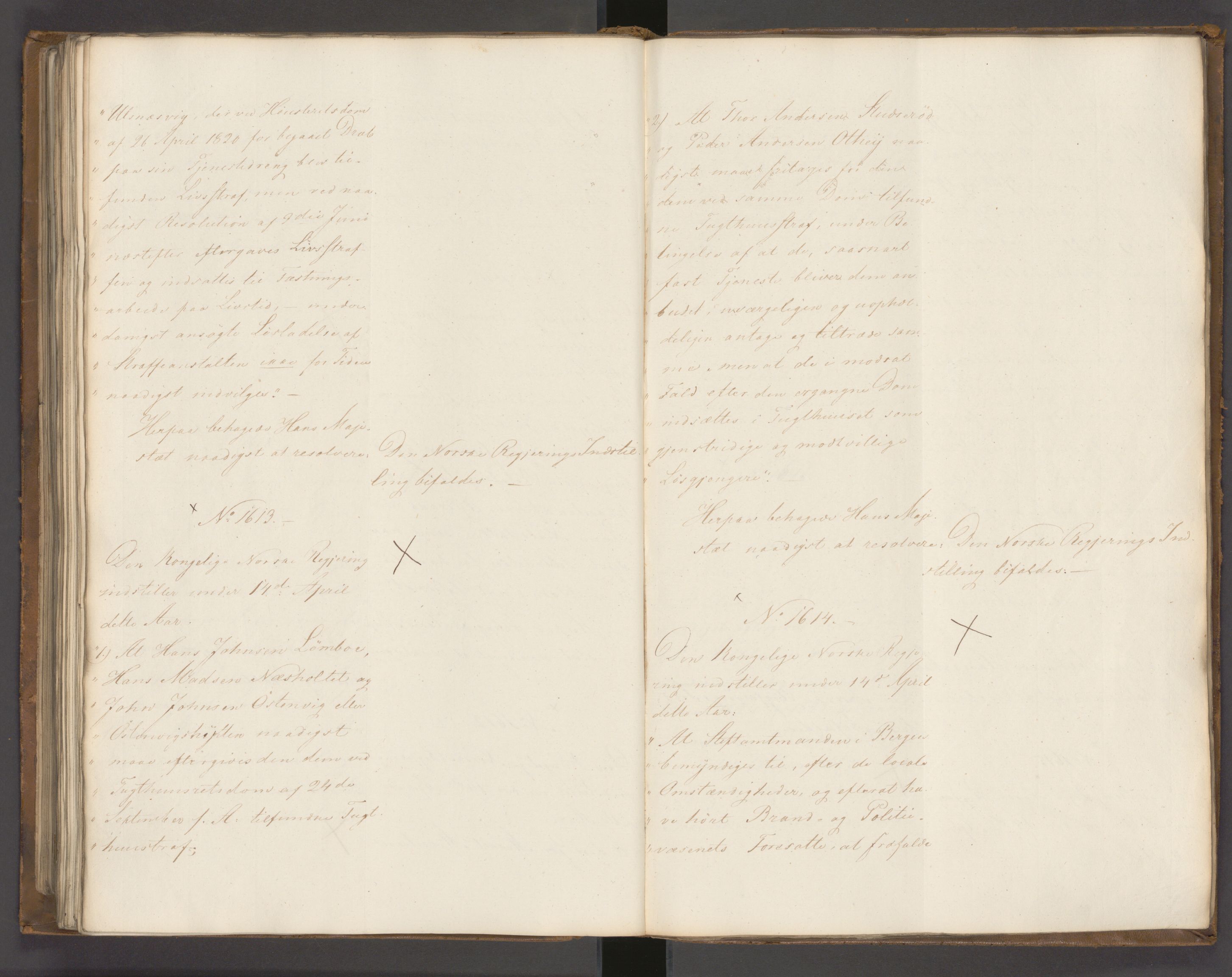 Statsrådssekretariatet, AV/RA-S-1001/A/Ab/L0022: Kgl. res. nr. 1210-1721, 1. halvår, 1826