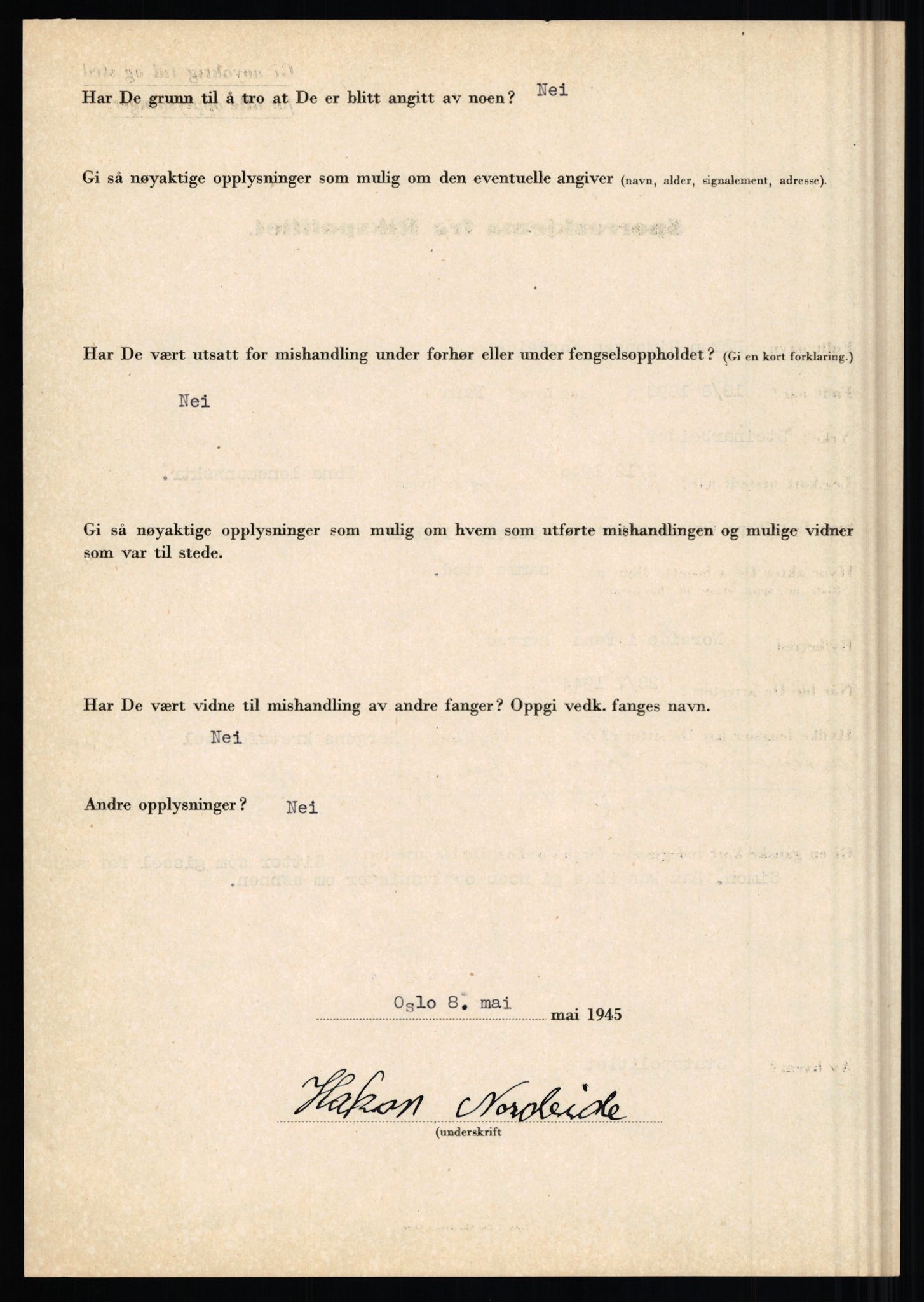 Rikspolitisjefen, AV/RA-S-1560/L/L0012: Mogensen, Øivind - Noraas, Lars, 1940-1945, s. 991