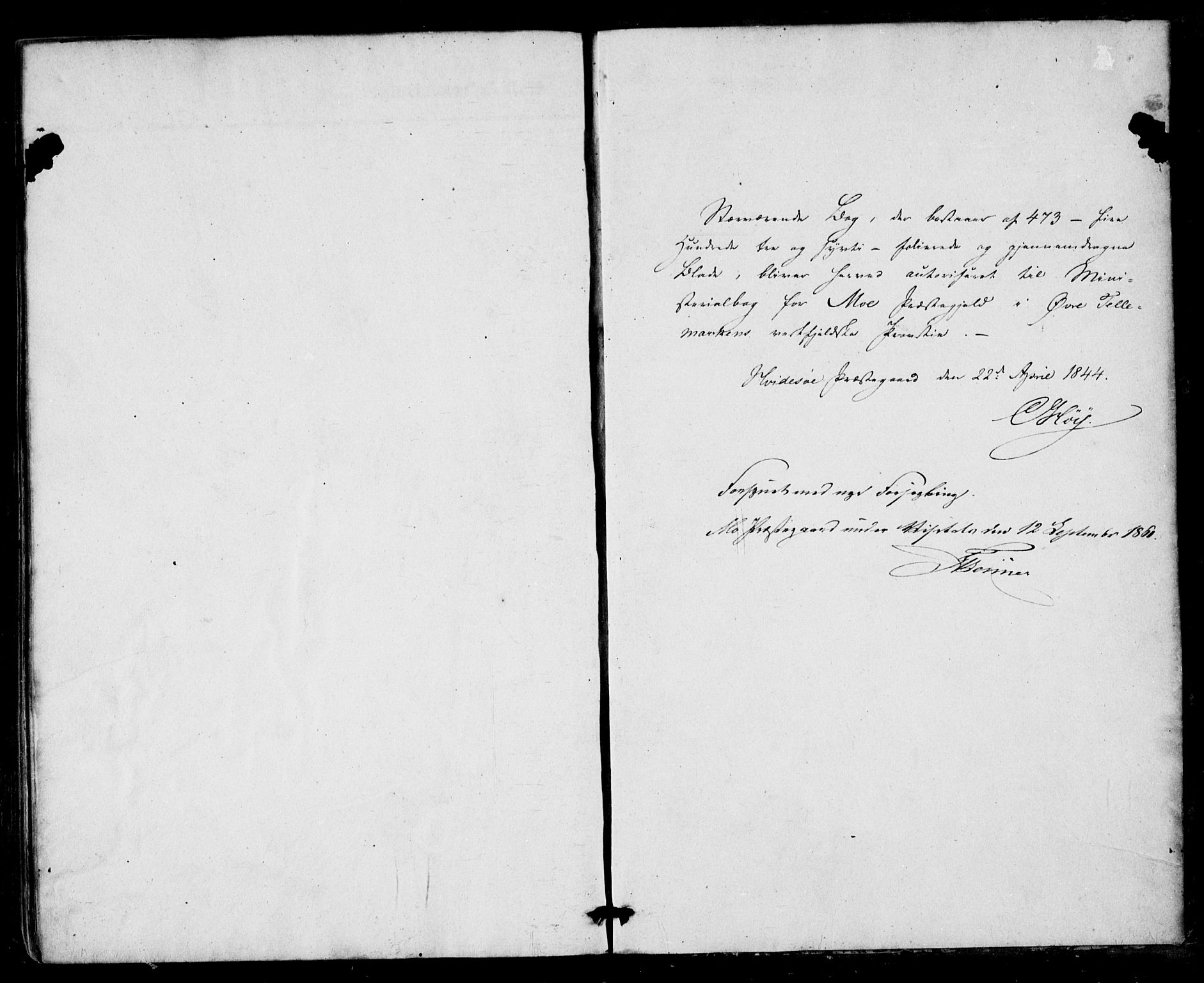 Mo kirkebøker, AV/SAKO-A-286/F/Fa/L0005: Ministerialbok nr. I 5, 1844-1864
