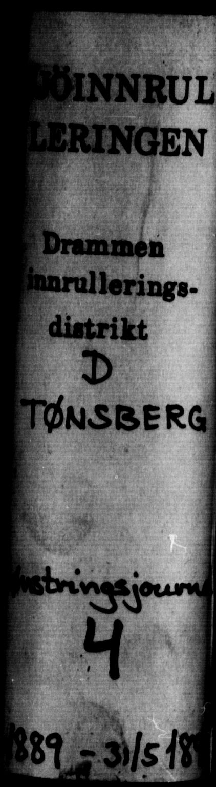 Tønsberg innrulleringskontor, SAKO/A-786/H/Ha/L0004: Mønstringsjournal, 1889-1896, s. 1