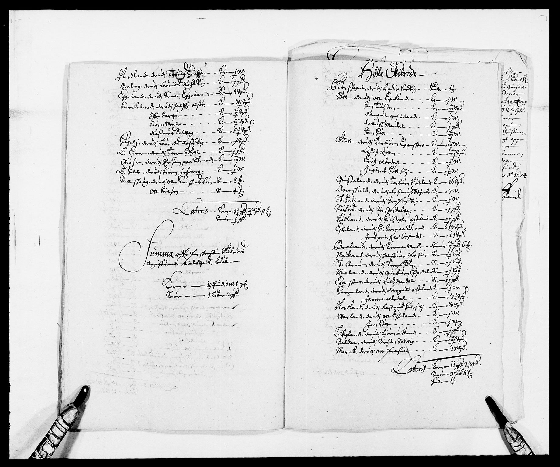 Rentekammeret inntil 1814, Reviderte regnskaper, Fogderegnskap, RA/EA-4092/R47/L2845: Fogderegnskap Ryfylke, 1674-1675, s. 153