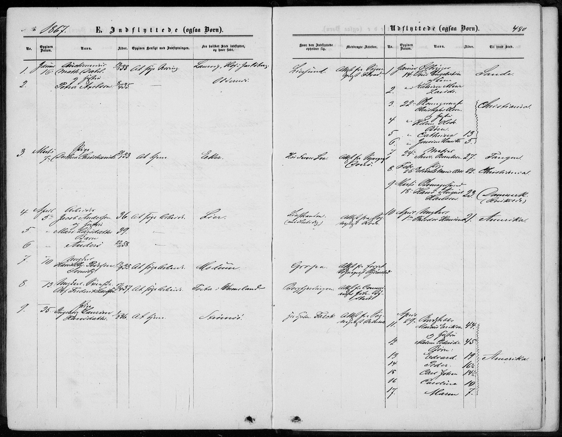 Bragernes kirkebøker, AV/SAKO-A-6/F/Fb/L0003: Ministerialbok nr. II 3, 1860-1868, s. 480