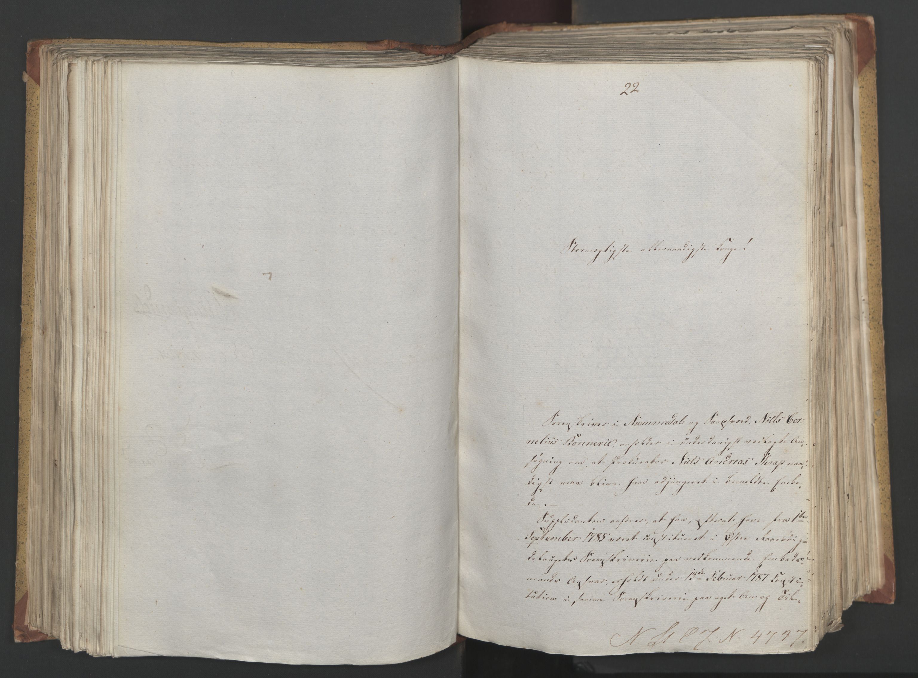 Statsrådsavdelingen i Stockholm, AV/RA-S-1003/D/Da/L0024: Regjeringsinnstillinger nr. 4663-4873, 1820, s. 218