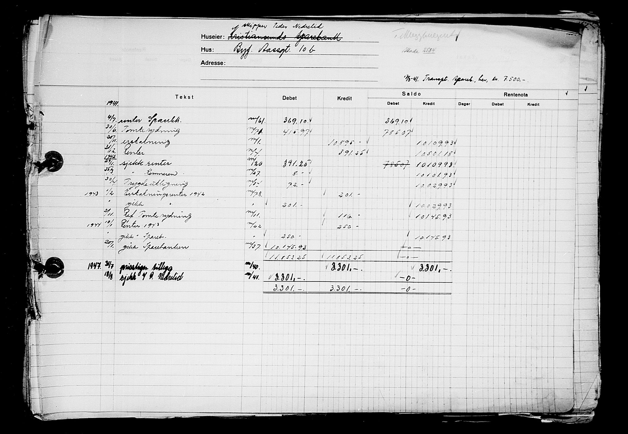 Krigsskadetrygdene for bygninger og løsøre, AV/RA-S-1548/V/L0014: --, 1940-1945, s. 284