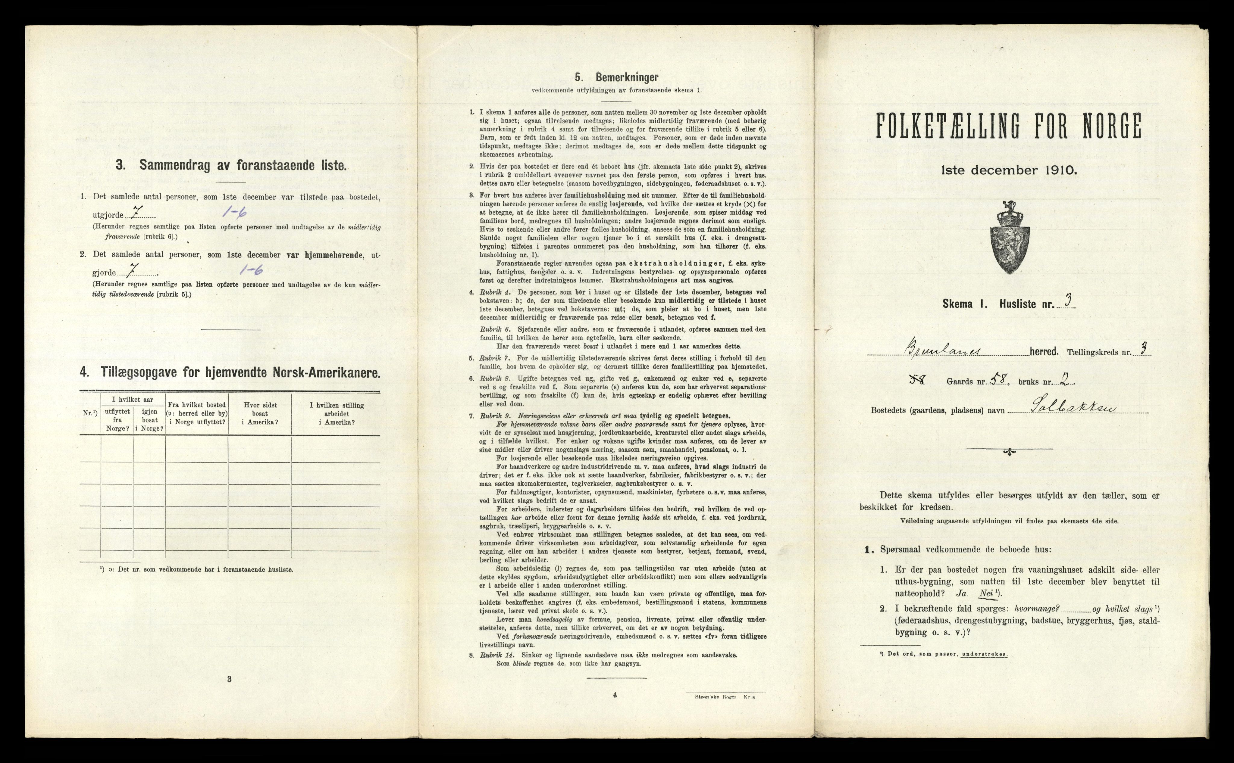 RA, Folketelling 1910 for 0726 Brunlanes herred, 1910, s. 399