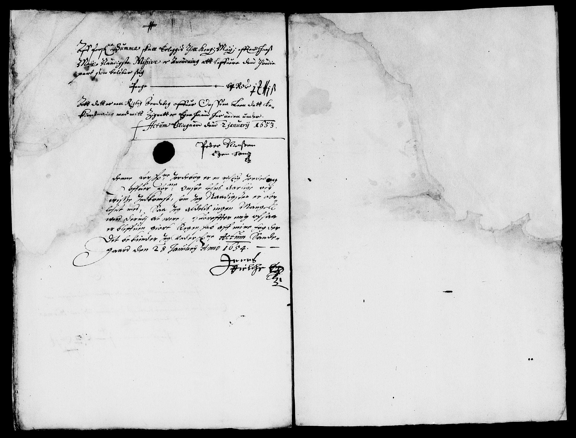 Rentekammeret inntil 1814, Reviderte regnskaper, Lensregnskaper, RA/EA-5023/R/Rb/Rbe/L0003: Onsøy len, 1615-1656