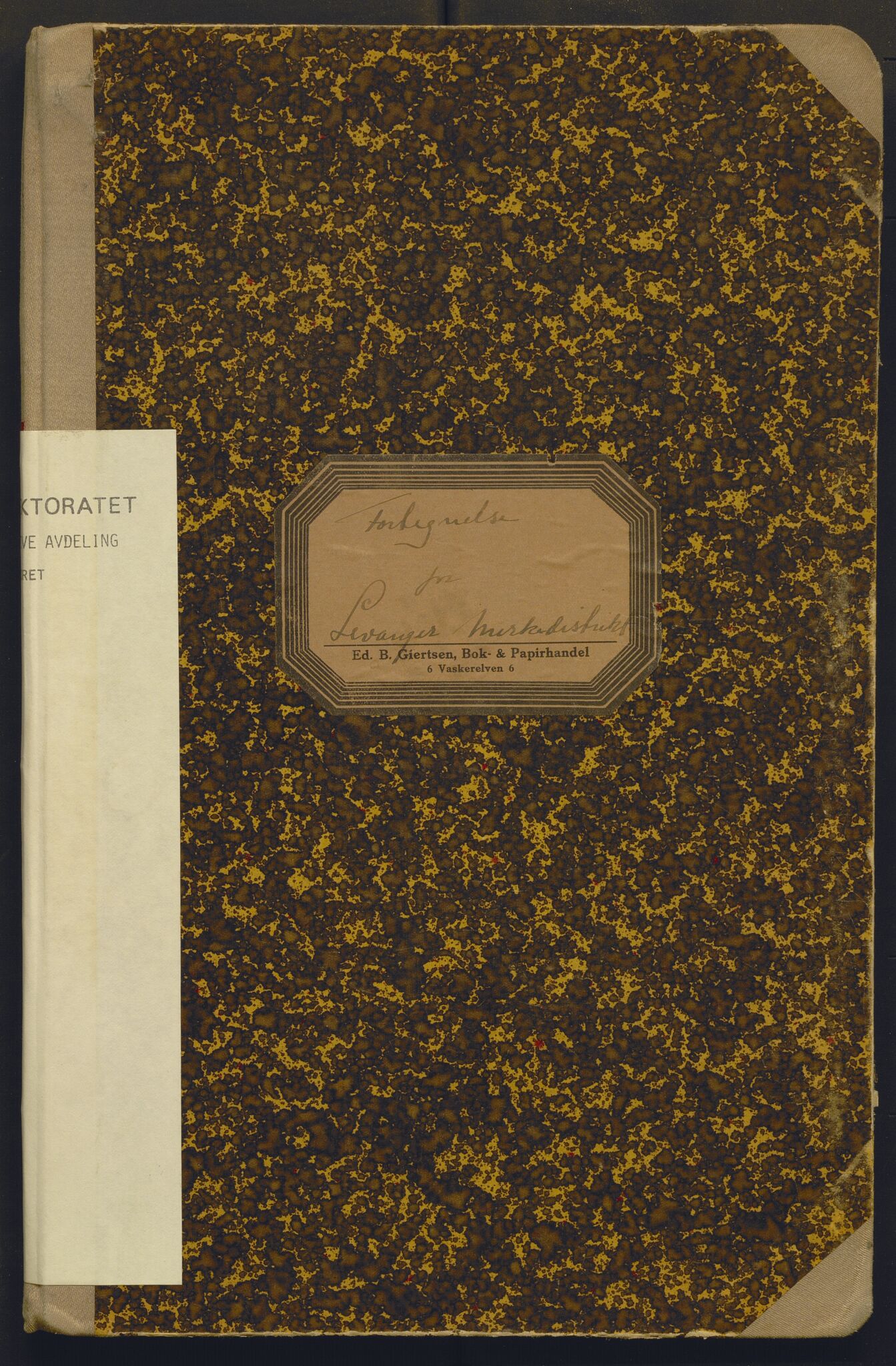 Fiskeridirektoratet - 1 Adm. ledelse - 13 Båtkontoret, AV/SAB-A-2003/I/Ia/Iad/L0027: 135.0413/1 Merkeprotokoll - Levanger, 1920-1968