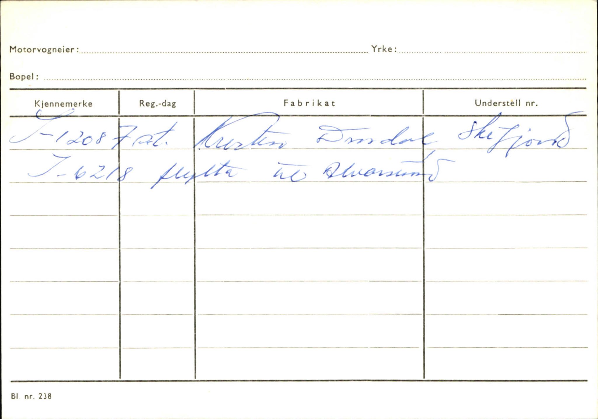Statens vegvesen, Sogn og Fjordane vegkontor, AV/SAB-A-5301/4/F/L0131: Eigarregister Høyanger P-Å. Stryn S-Å, 1945-1975, s. 484