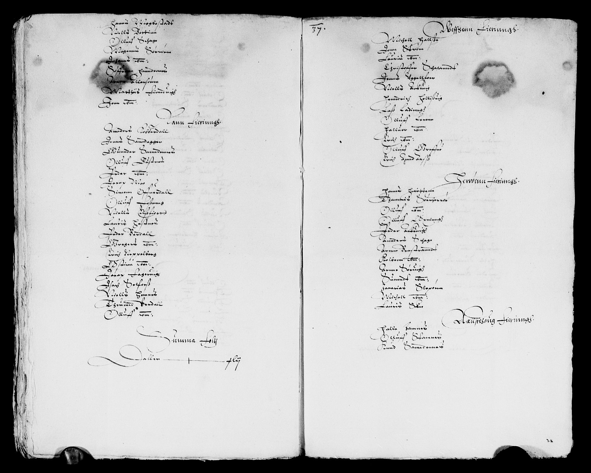 Rentekammeret inntil 1814, Reviderte regnskaper, Lensregnskaper, AV/RA-EA-5023/R/Rb/Rbz/L0009: Nordlandenes len, 1617-1618