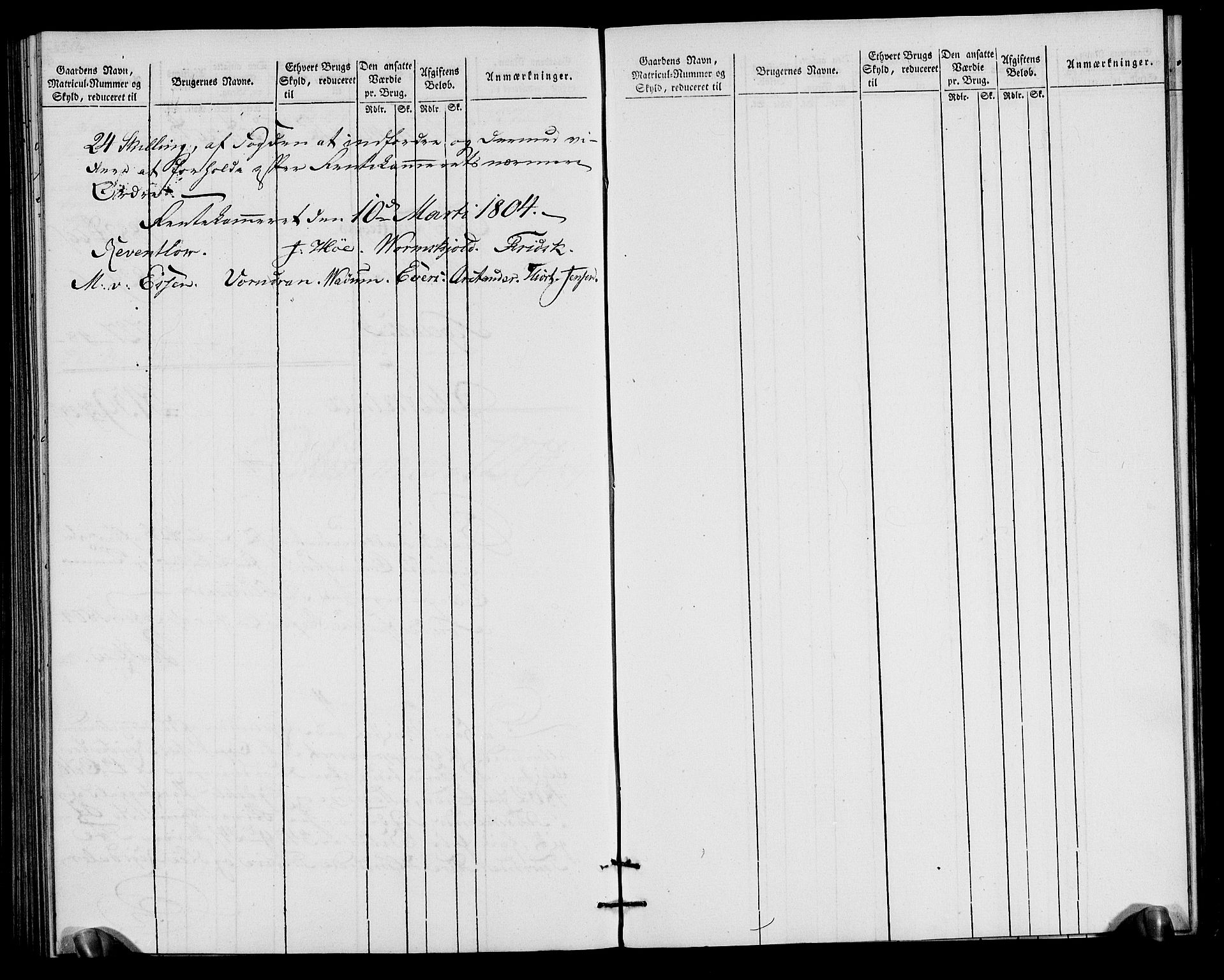 Rentekammeret inntil 1814, Realistisk ordnet avdeling, RA/EA-4070/N/Ne/Nea/L0065: Buskerud fogderi. Oppebørselsregister for Eiker, Modum og Sigdal prestegjeld, 1803-1804, s. 147