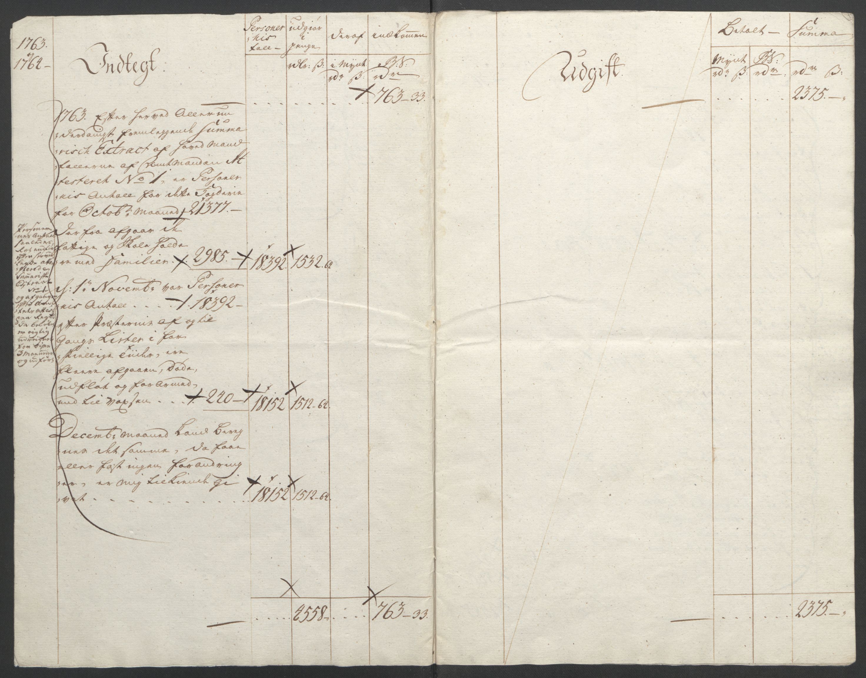 Rentekammeret inntil 1814, Reviderte regnskaper, Fogderegnskap, RA/EA-4092/R45/L2704: Ekstraskatten Lista og Mandal, 1762-1768, s. 128