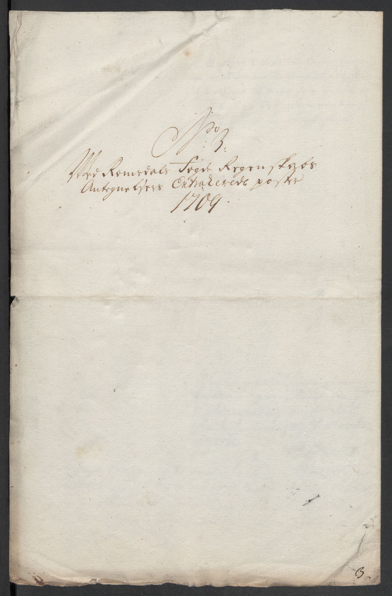 Rentekammeret inntil 1814, Reviderte regnskaper, Fogderegnskap, RA/EA-4092/R55/L3659: Fogderegnskap Romsdal, 1709-1710, s. 253