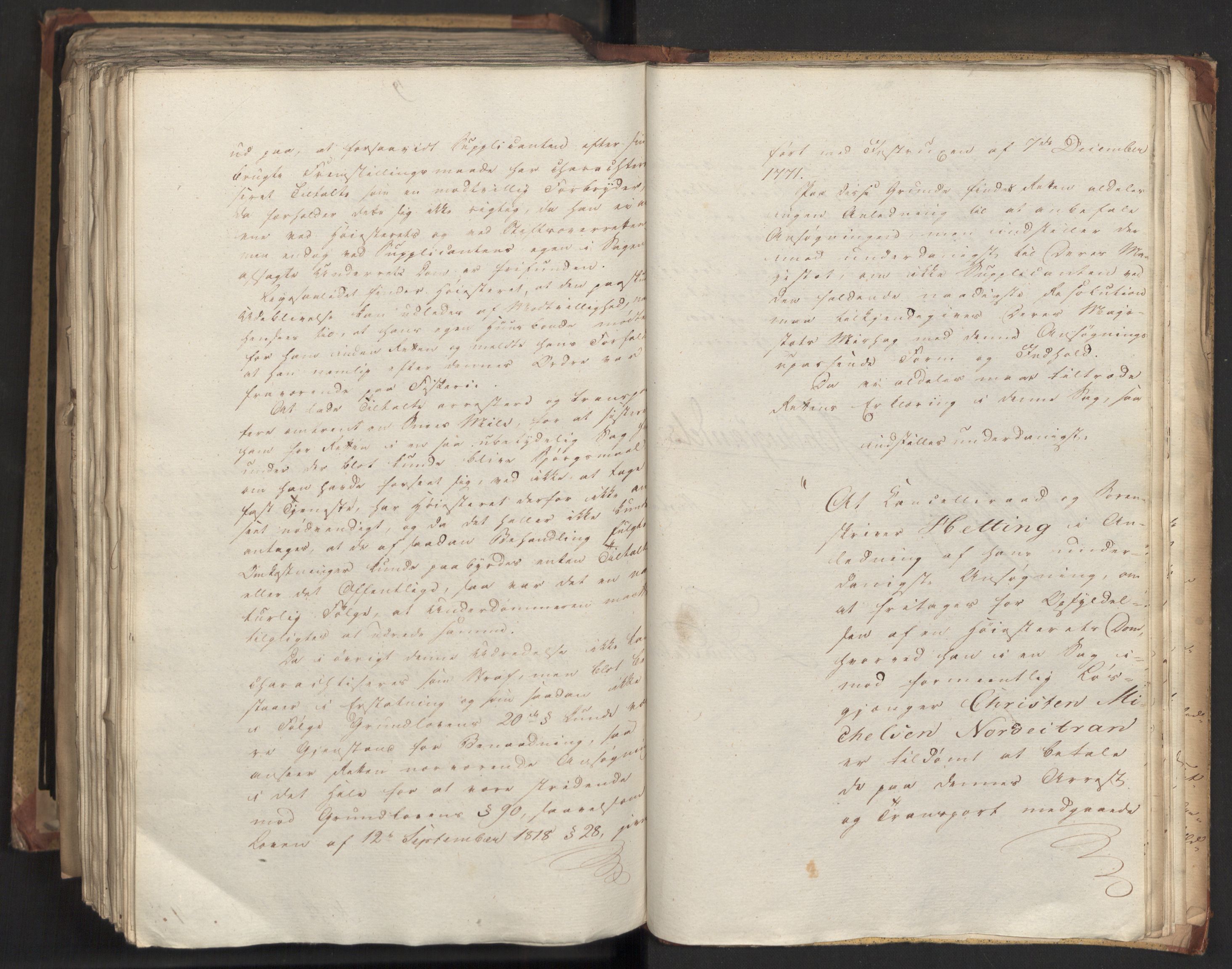 Statsrådsavdelingen i Stockholm, AV/RA-S-1003/D/Da/L0018: Regjeringsinnstillinger nr. 3599-3855, 1819, s. 527