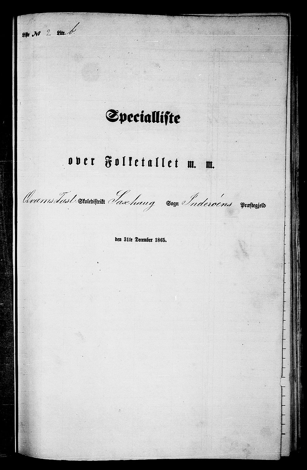 RA, Folketelling 1865 for 1729P Inderøy prestegjeld, 1865, s. 48