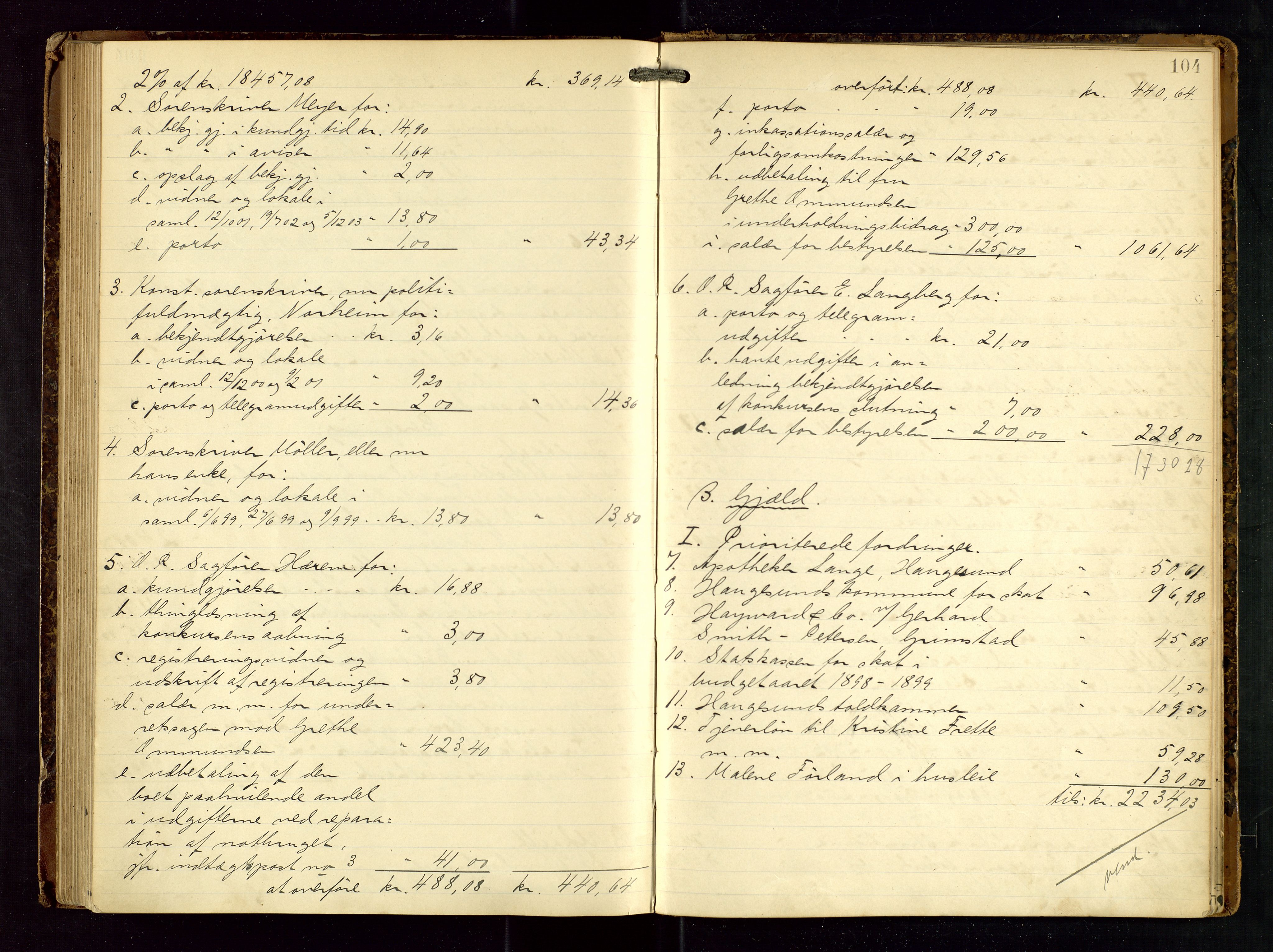 Haugesund tingrett, SAST/A-101415/01/IV/IVD/L0001: Skifteutlodningsprotokoll, med register, 1897-1904, s. 103b-104a