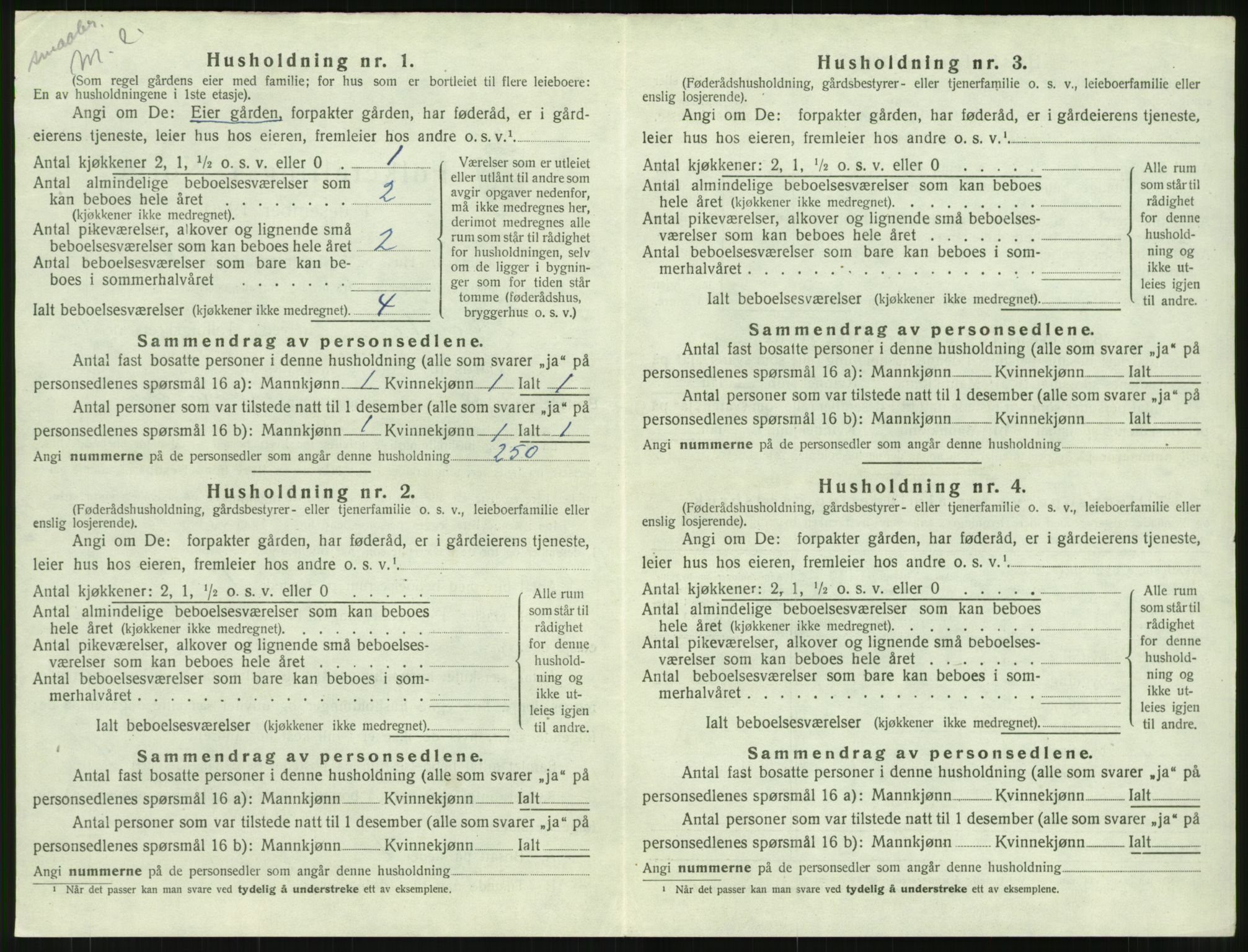 SAT, Folketelling 1920 for 1550 Hustad herred, 1920, s. 690