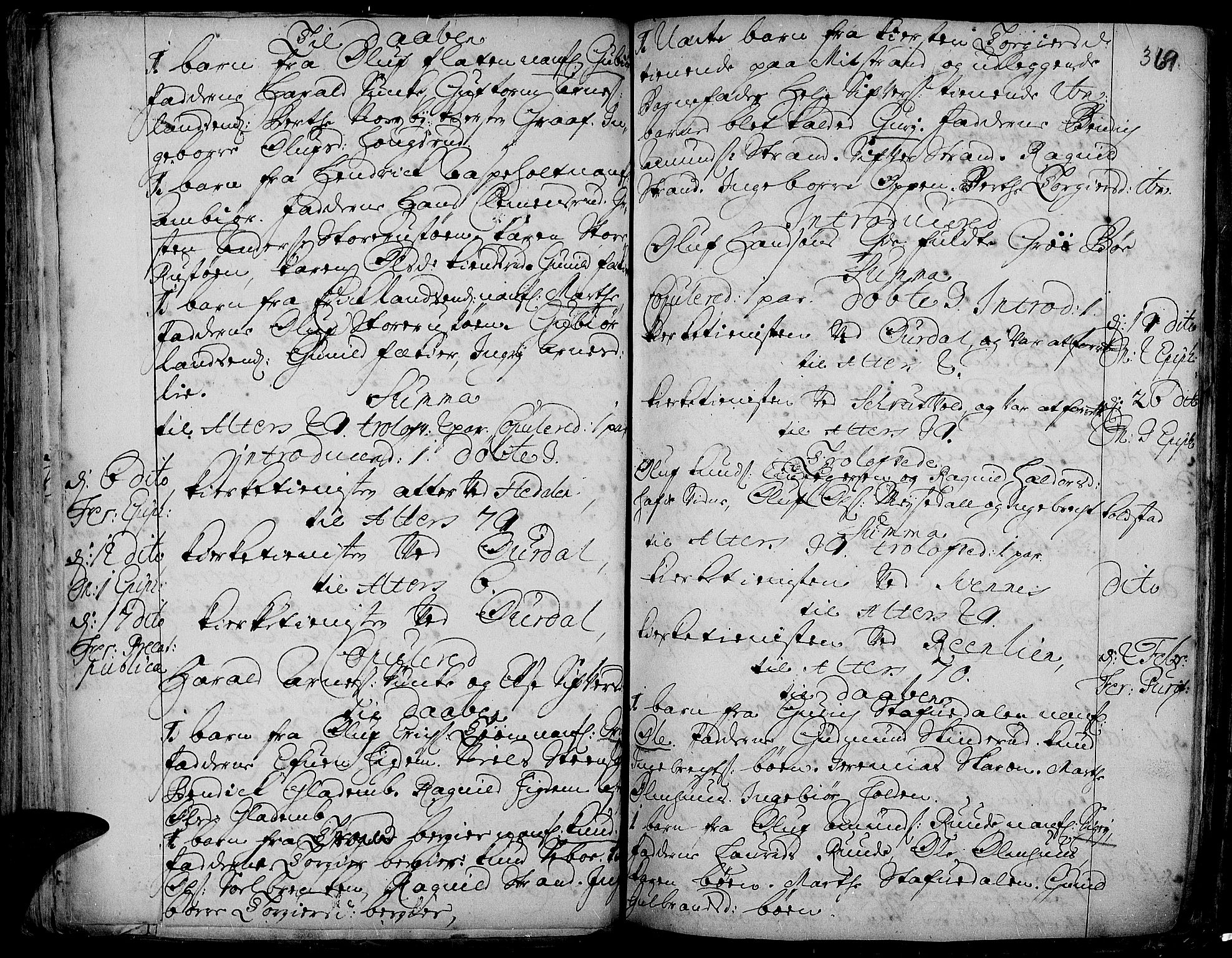 Aurdal prestekontor, AV/SAH-PREST-126/H/Ha/Haa/L0001: Ministerialbok nr. 1-3, 1692-1730, s. 369