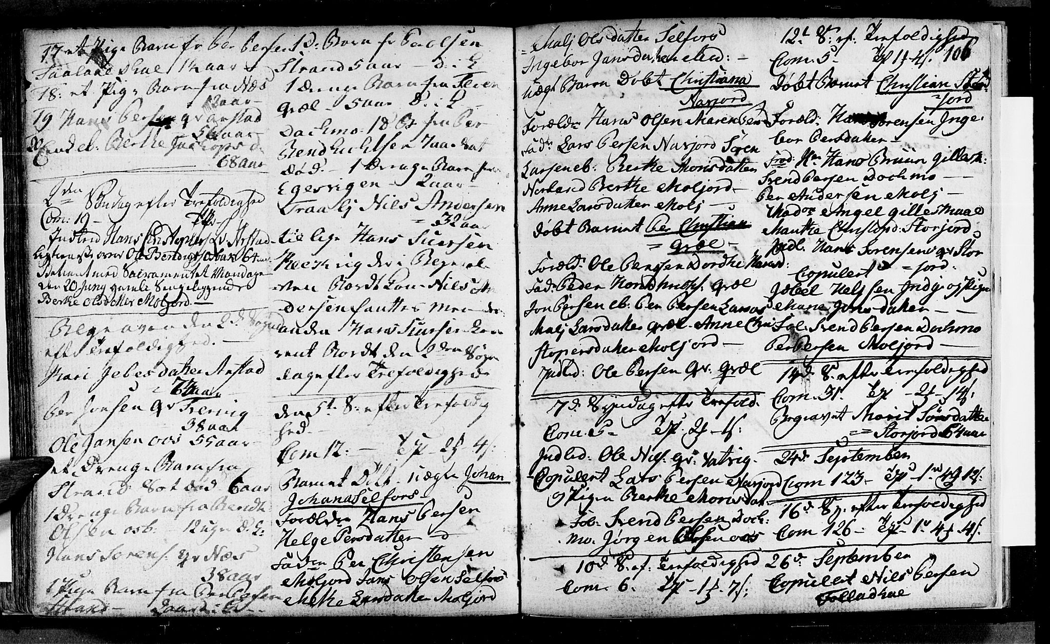 Ministerialprotokoller, klokkerbøker og fødselsregistre - Nordland, AV/SAT-A-1459/846/L0643: Ministerialbok nr. 846A01, 1748-1804, s. 106