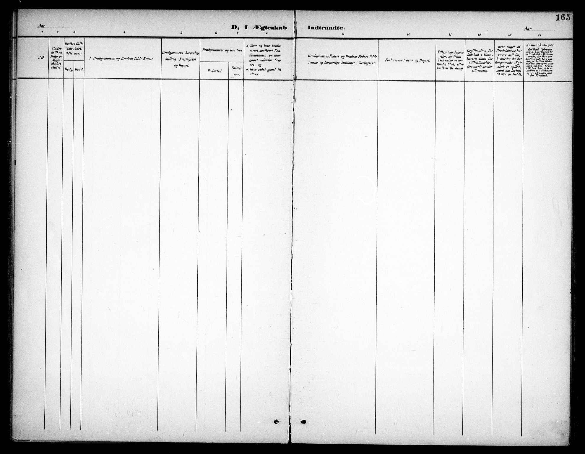 Høland prestekontor Kirkebøker, AV/SAO-A-10346a/F/Fb/L0003: Ministerialbok nr. II 3, 1897-1912, s. 165