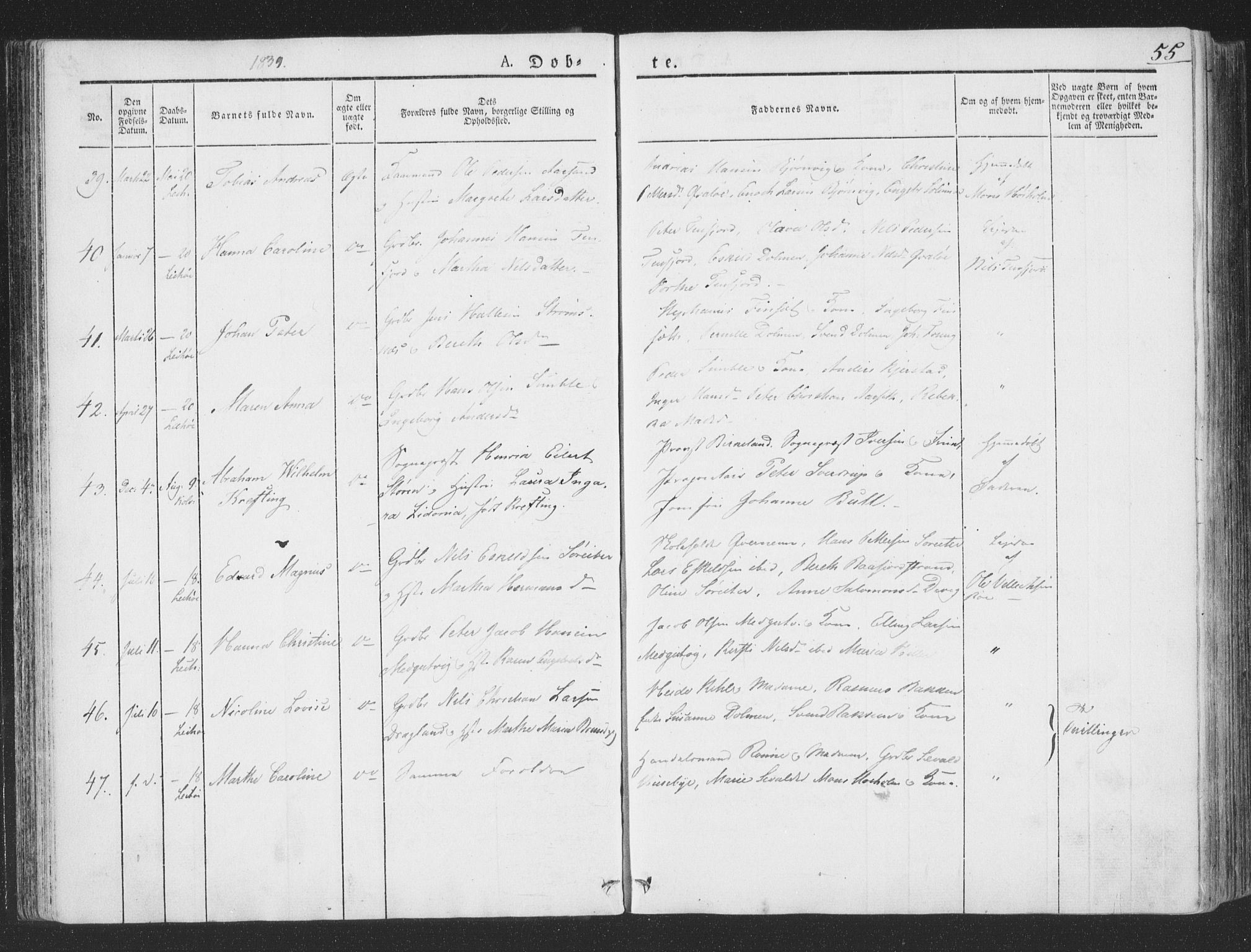 Ministerialprotokoller, klokkerbøker og fødselsregistre - Nord-Trøndelag, AV/SAT-A-1458/780/L0639: Ministerialbok nr. 780A04, 1830-1844, s. 55