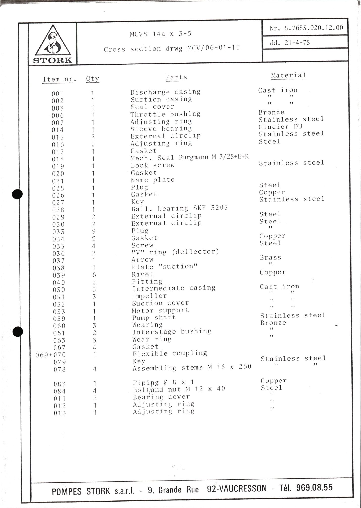 Pa 1503 - Stavanger Drilling AS, AV/SAST-A-101906/2/E/Eb/Ebb/L0001: Alexander L. Kielland plattform - Operation manual, 1976, s. 325