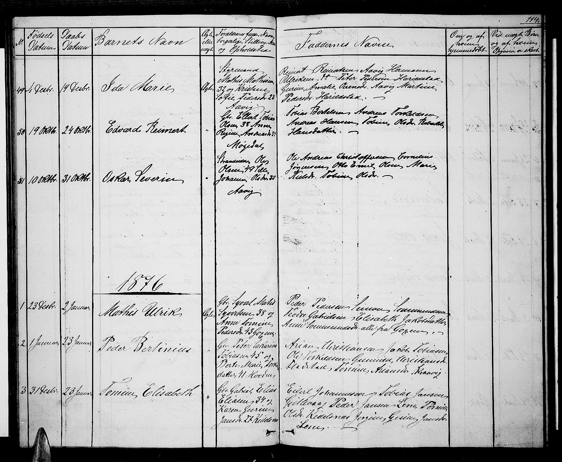 Sør-Audnedal sokneprestkontor, SAK/1111-0039/F/Fb/Fba/L0002: Klokkerbok nr. B 2, 1853-1878, s. 114