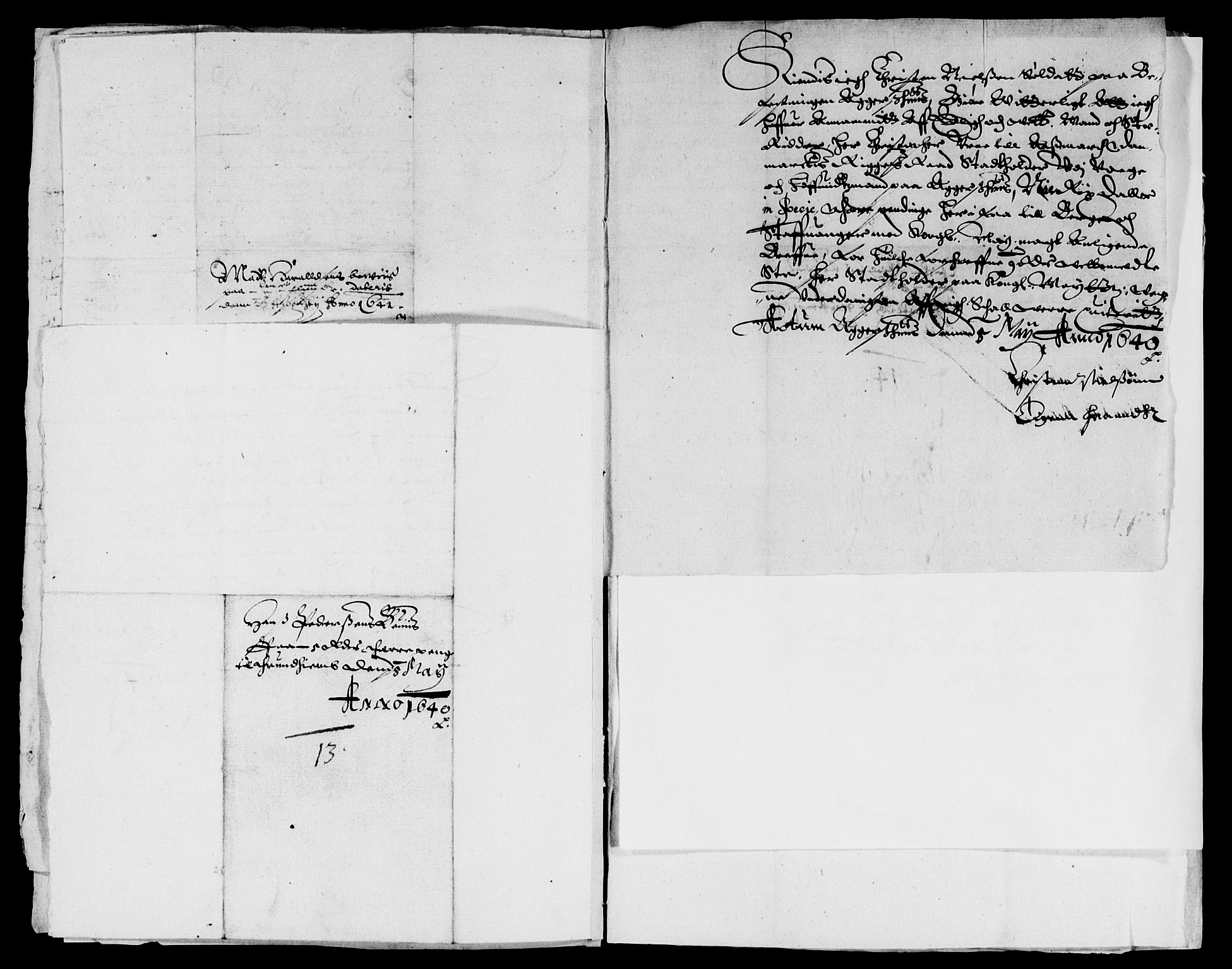Rentekammeret inntil 1814, Reviderte regnskaper, Lensregnskaper, AV/RA-EA-5023/R/Rb/Rba/L0151: Akershus len, 1640-1641