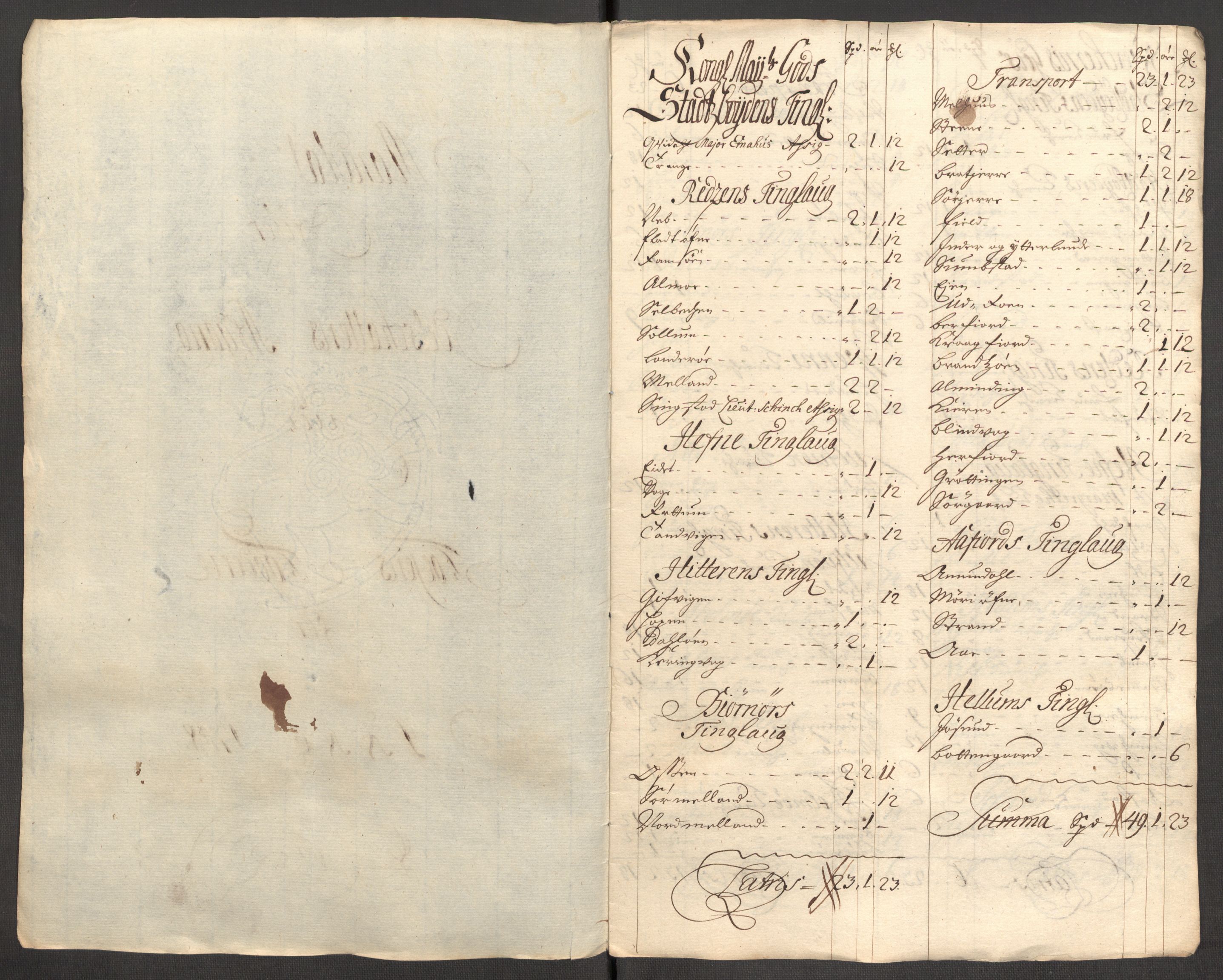 Rentekammeret inntil 1814, Reviderte regnskaper, Fogderegnskap, RA/EA-4092/R57/L3858: Fogderegnskap Fosen, 1708-1709, s. 179