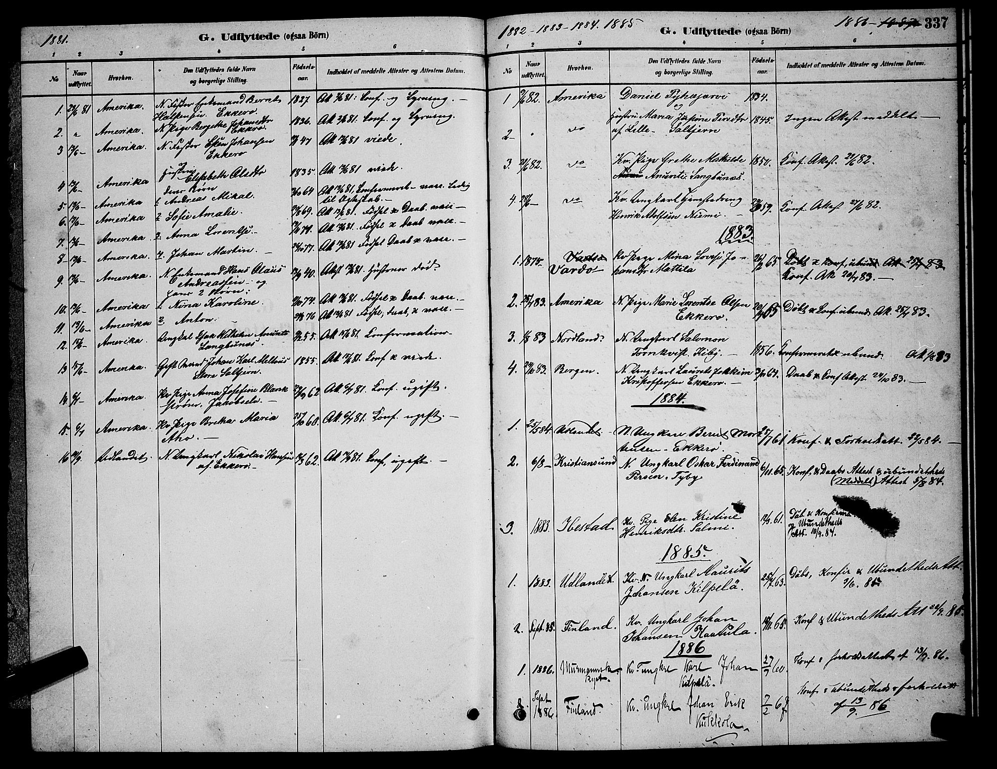 Vadsø sokneprestkontor, AV/SATØ-S-1325/H/Hb/L0003klokker: Klokkerbok nr. 3, 1881-1901, s. 337