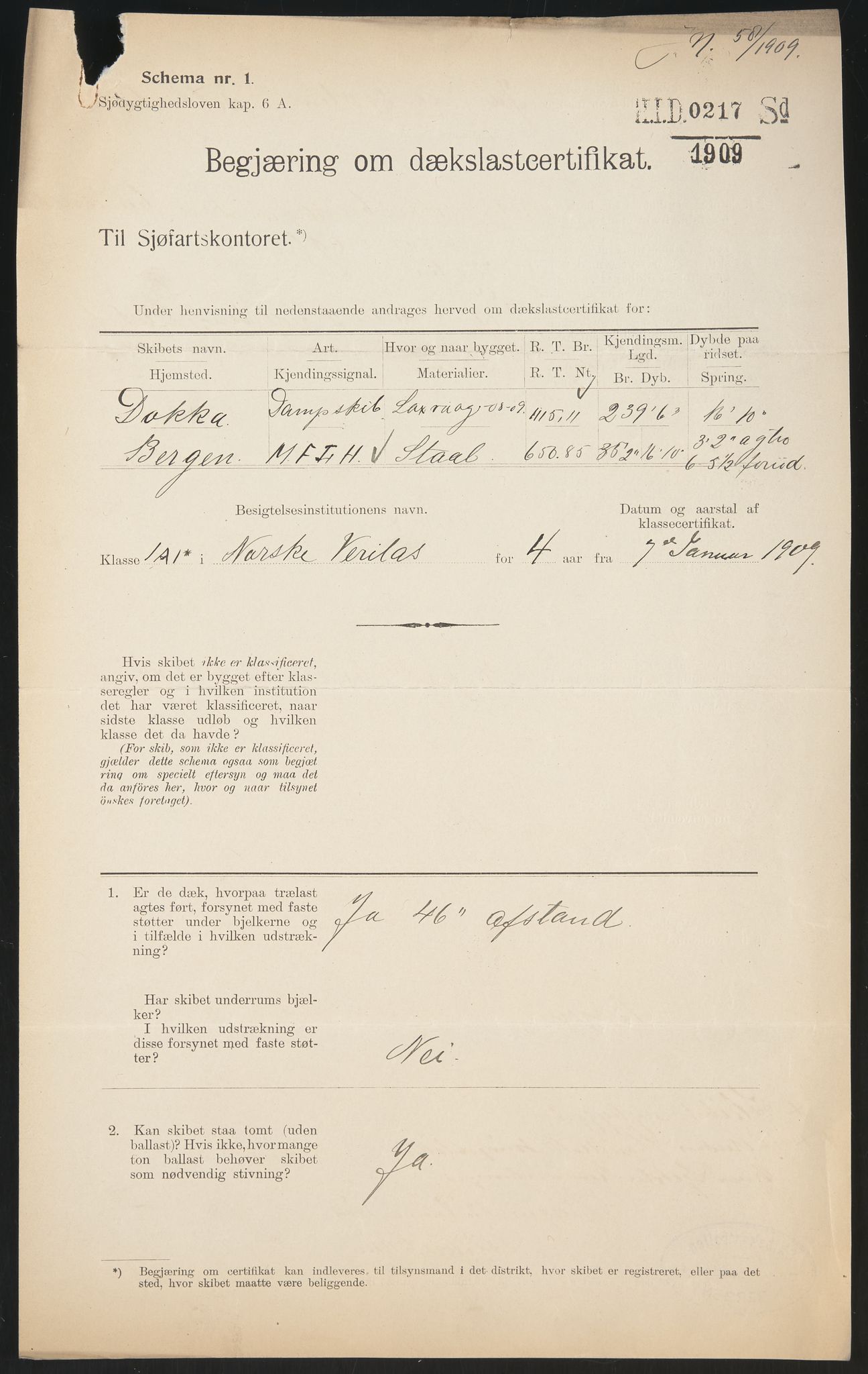 Sjøfartsdirektoratet med forløpere, skipsmapper slettede skip, AV/RA-S-4998/F/Fa/L0245: --, 1876-1919, s. 179
