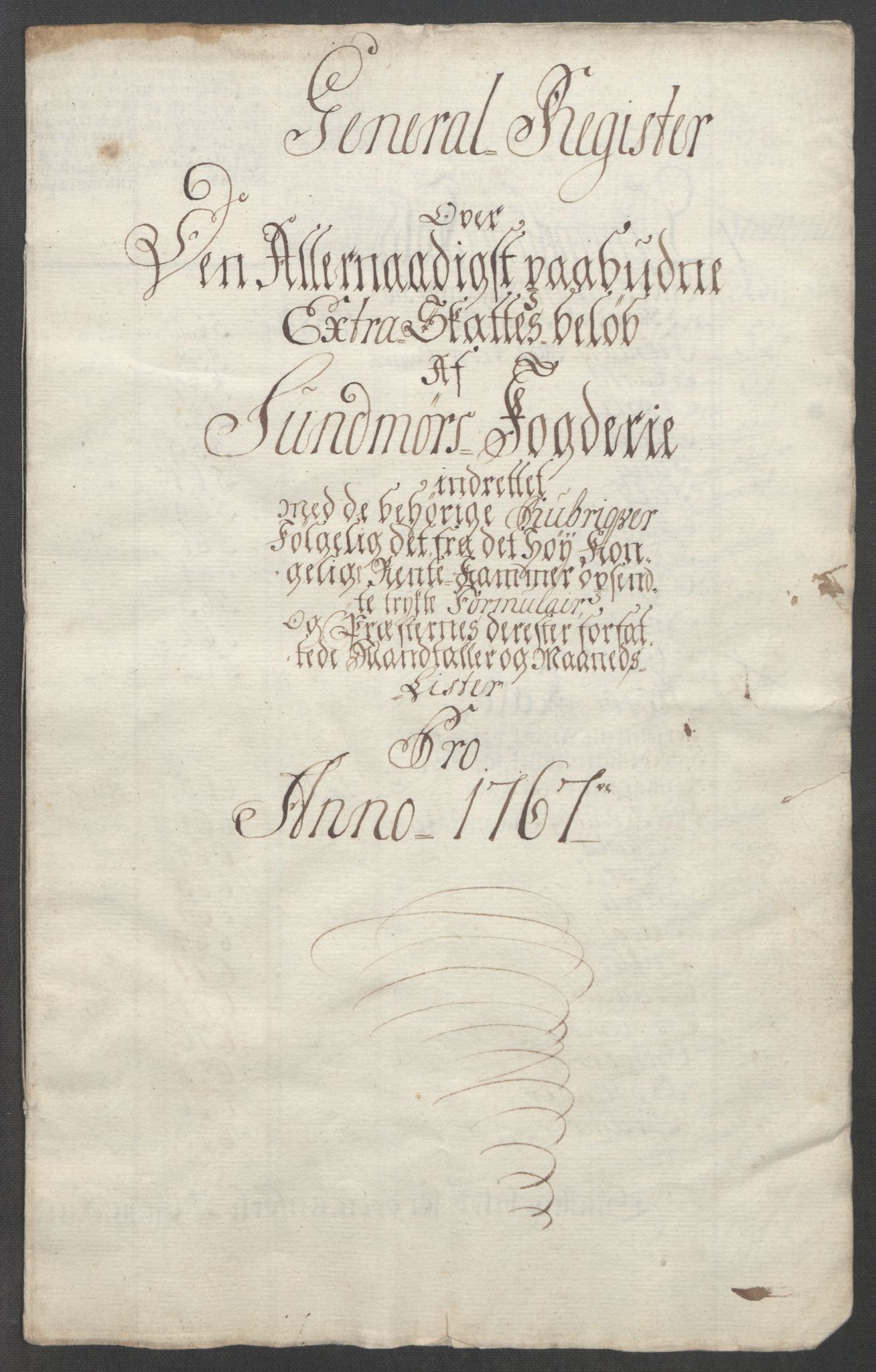 Rentekammeret inntil 1814, Reviderte regnskaper, Fogderegnskap, AV/RA-EA-4092/R54/L3645: Ekstraskatten Sunnmøre, 1762-1772, s. 104