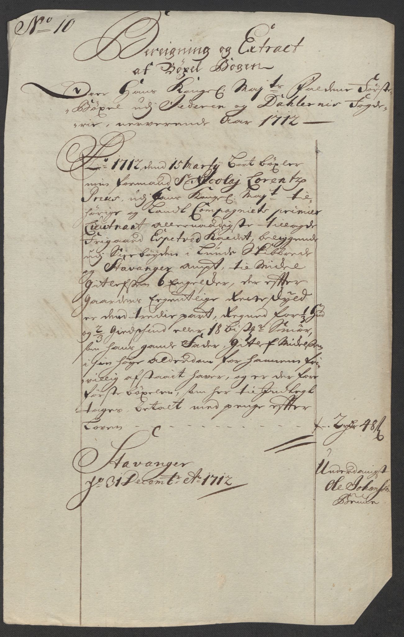 Rentekammeret inntil 1814, Reviderte regnskaper, Fogderegnskap, AV/RA-EA-4092/R46/L2737: Fogderegnskap Jæren og Dalane, 1712, s. 163