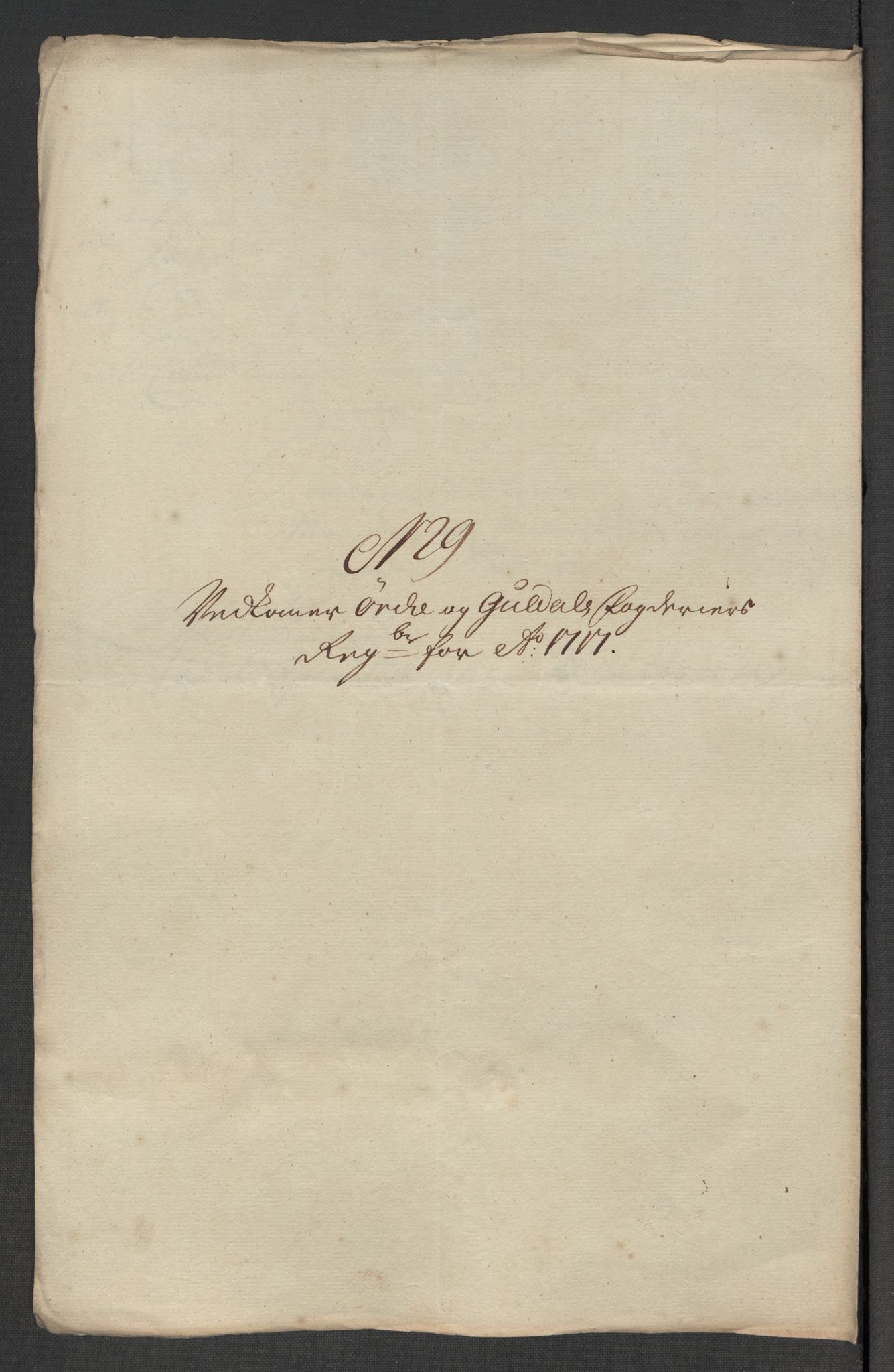 Rentekammeret inntil 1814, Reviderte regnskaper, Fogderegnskap, RA/EA-4092/R60/L3969: Fogderegnskap Orkdal og Gauldal, 1717, s. 252