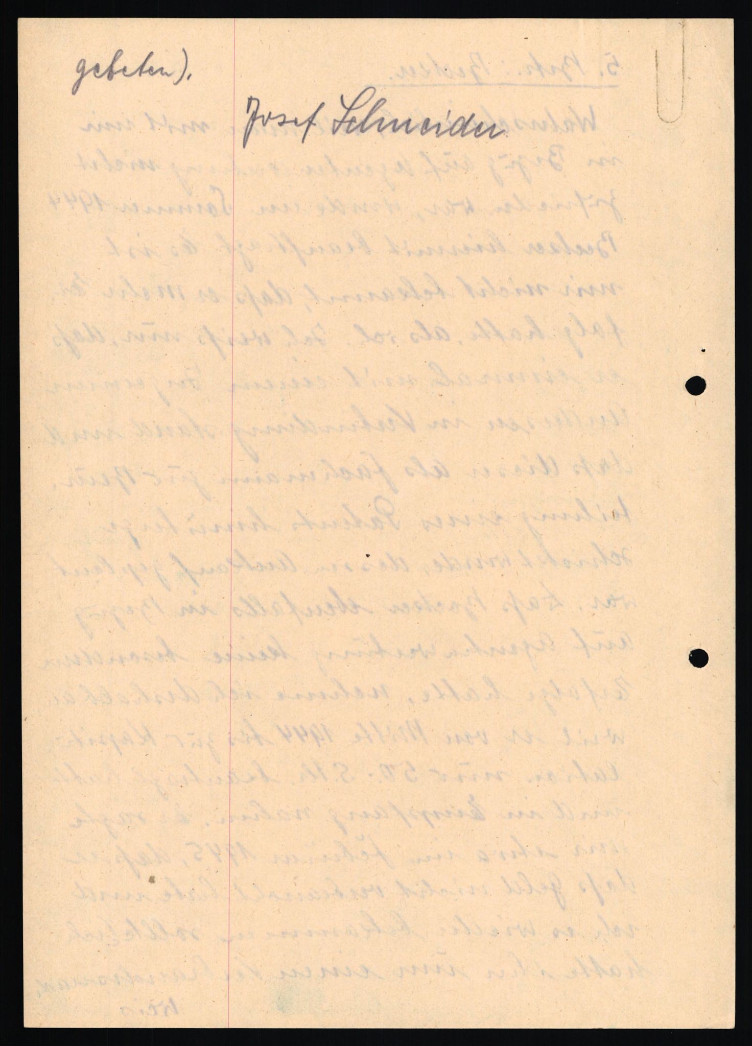 Forsvaret, Forsvarets overkommando II, AV/RA-RAFA-3915/D/Db/L0030: CI Questionaires. Tyske okkupasjonsstyrker i Norge. Tyskere., 1945-1946, s. 63