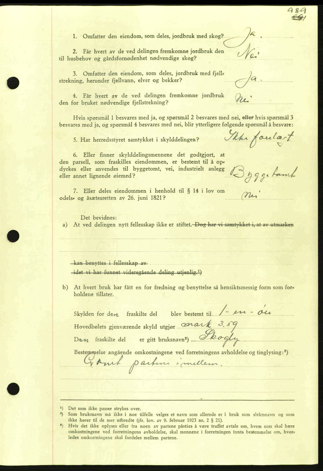 Nordmøre sorenskriveri, AV/SAT-A-4132/1/2/2Ca: Pantebok nr. A92, 1942-1942, Dagboknr: 1582/1942