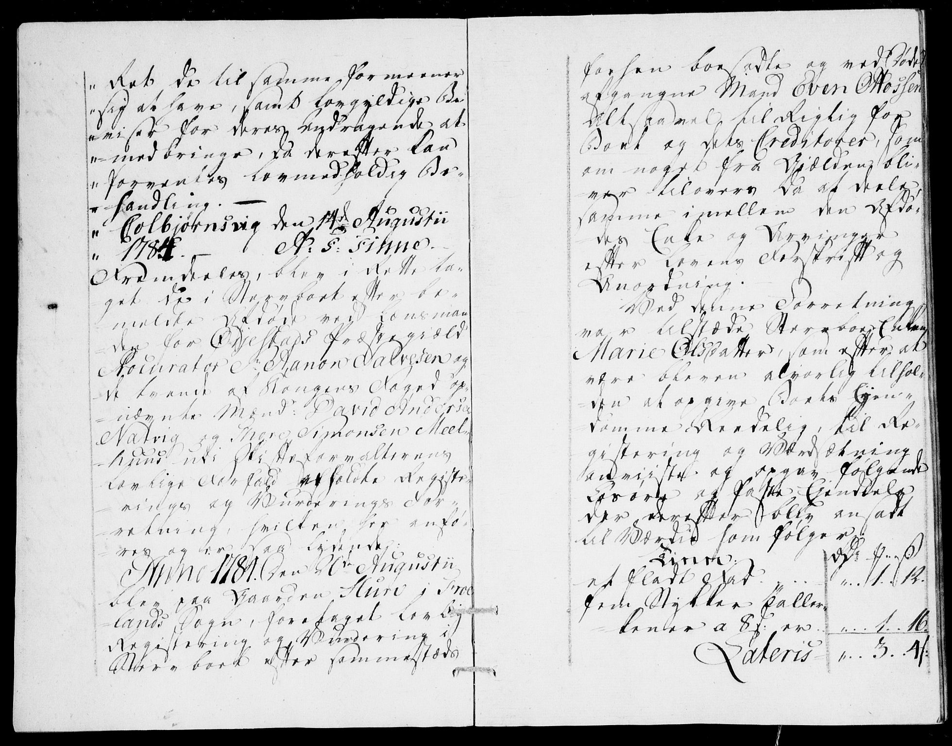 Danske Kanselli, Skapsaker, RA/EA-4061/F/L0100: Skap 16, pakke 7 VI, 1770-1787, s. 547