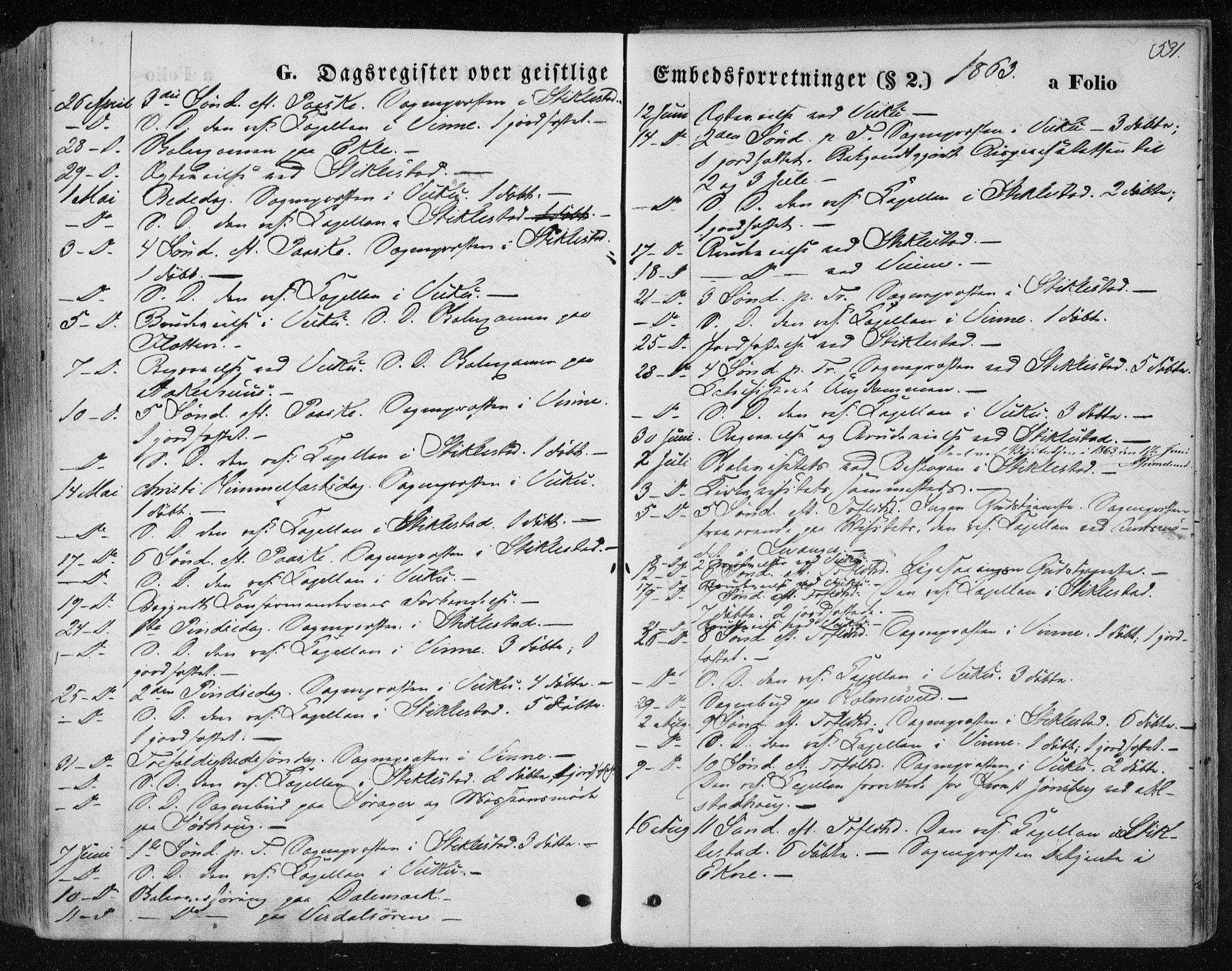 Ministerialprotokoller, klokkerbøker og fødselsregistre - Nord-Trøndelag, SAT/A-1458/723/L0241: Ministerialbok nr. 723A10, 1860-1869, s. 531